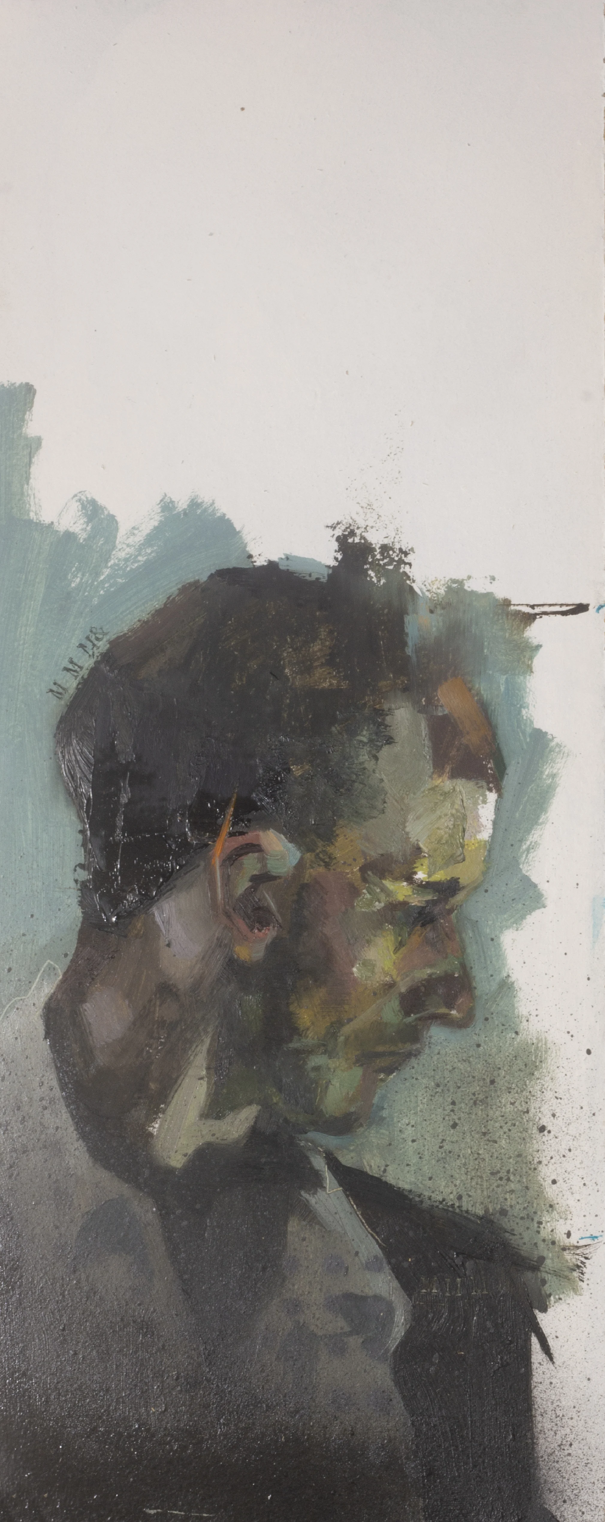 20cm by 50cm Oil on panel 2018 Available