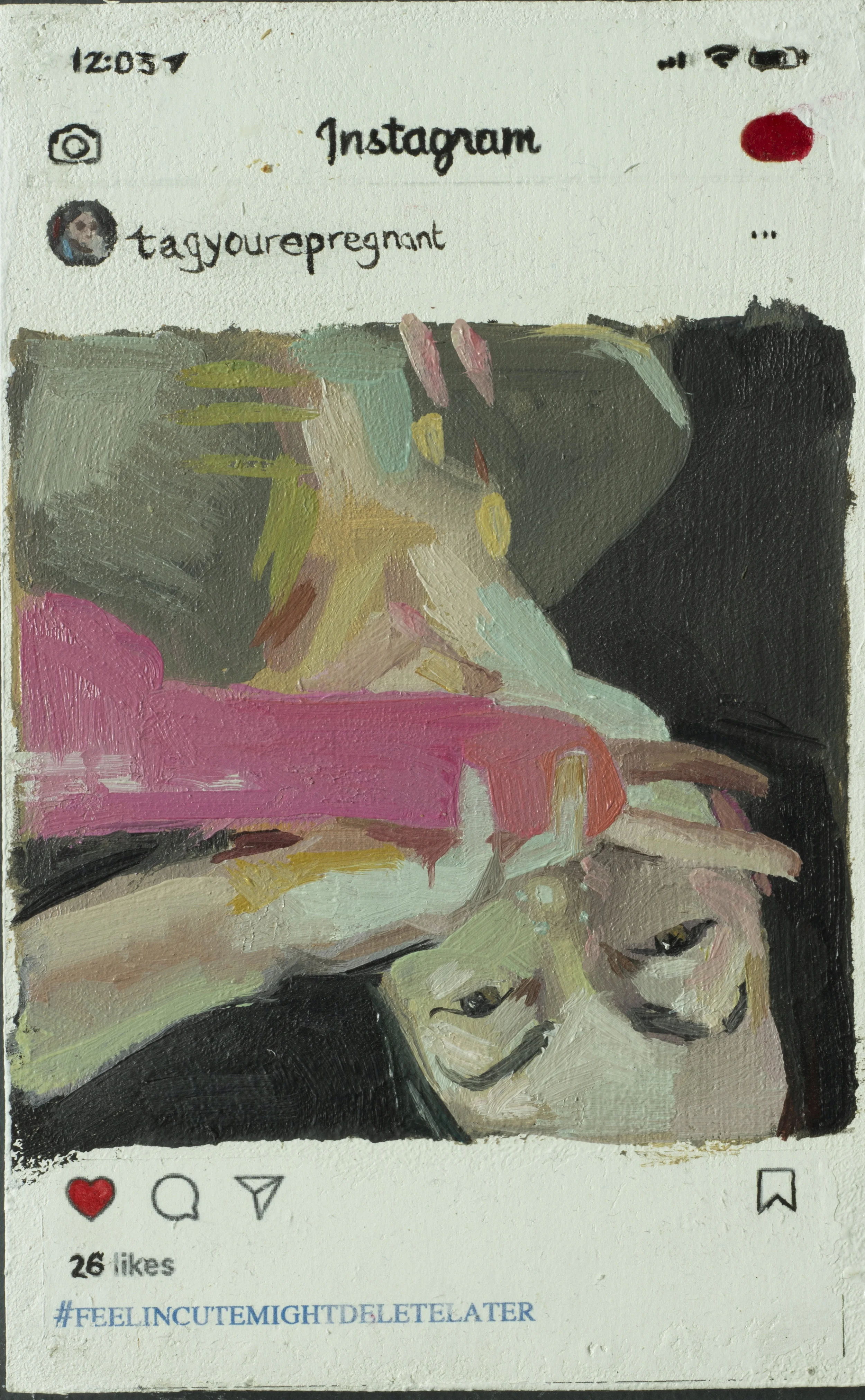 5” by 8” Oil on panel 2019 Available