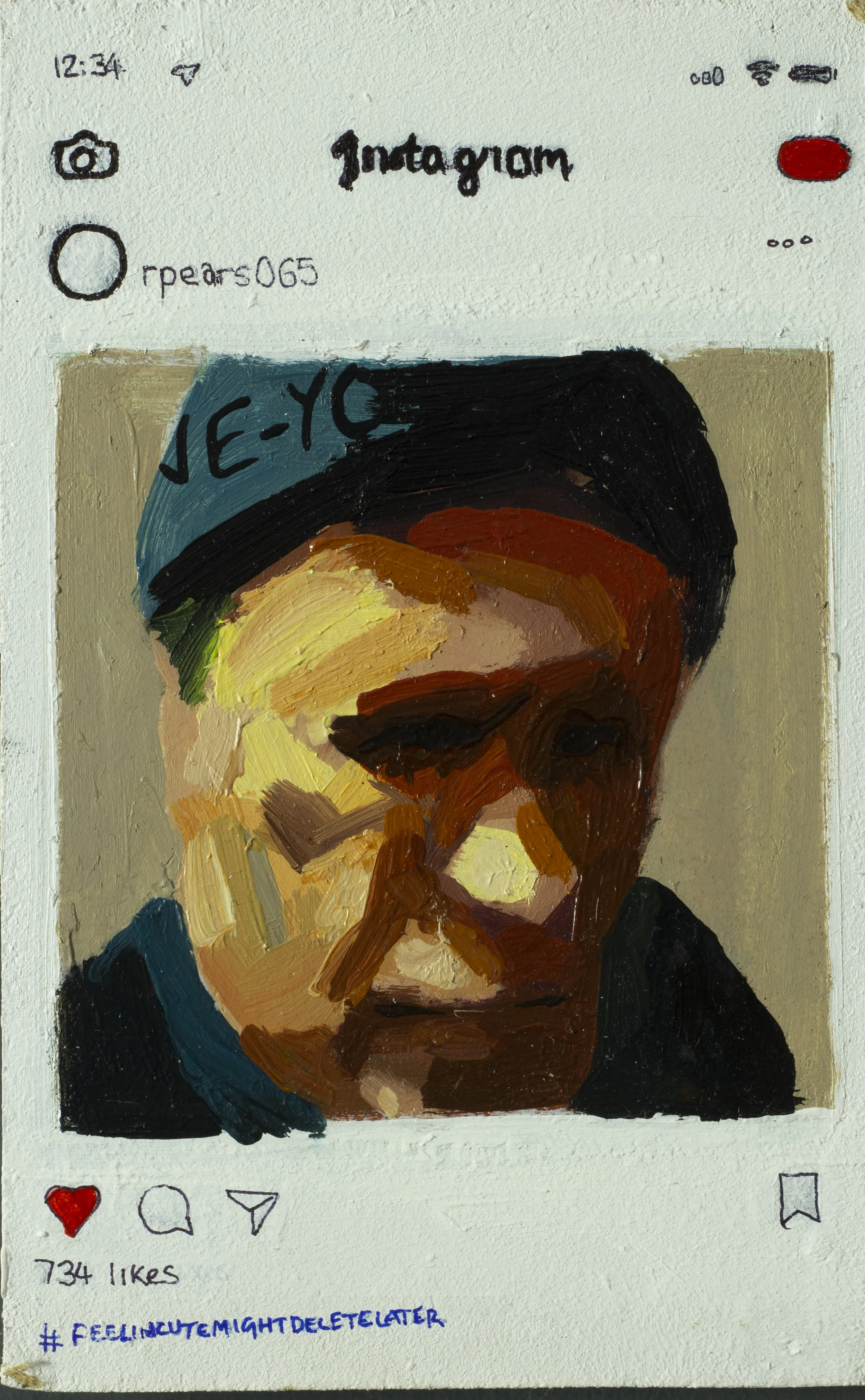 5” by 8” Oil on panel 2019 Available