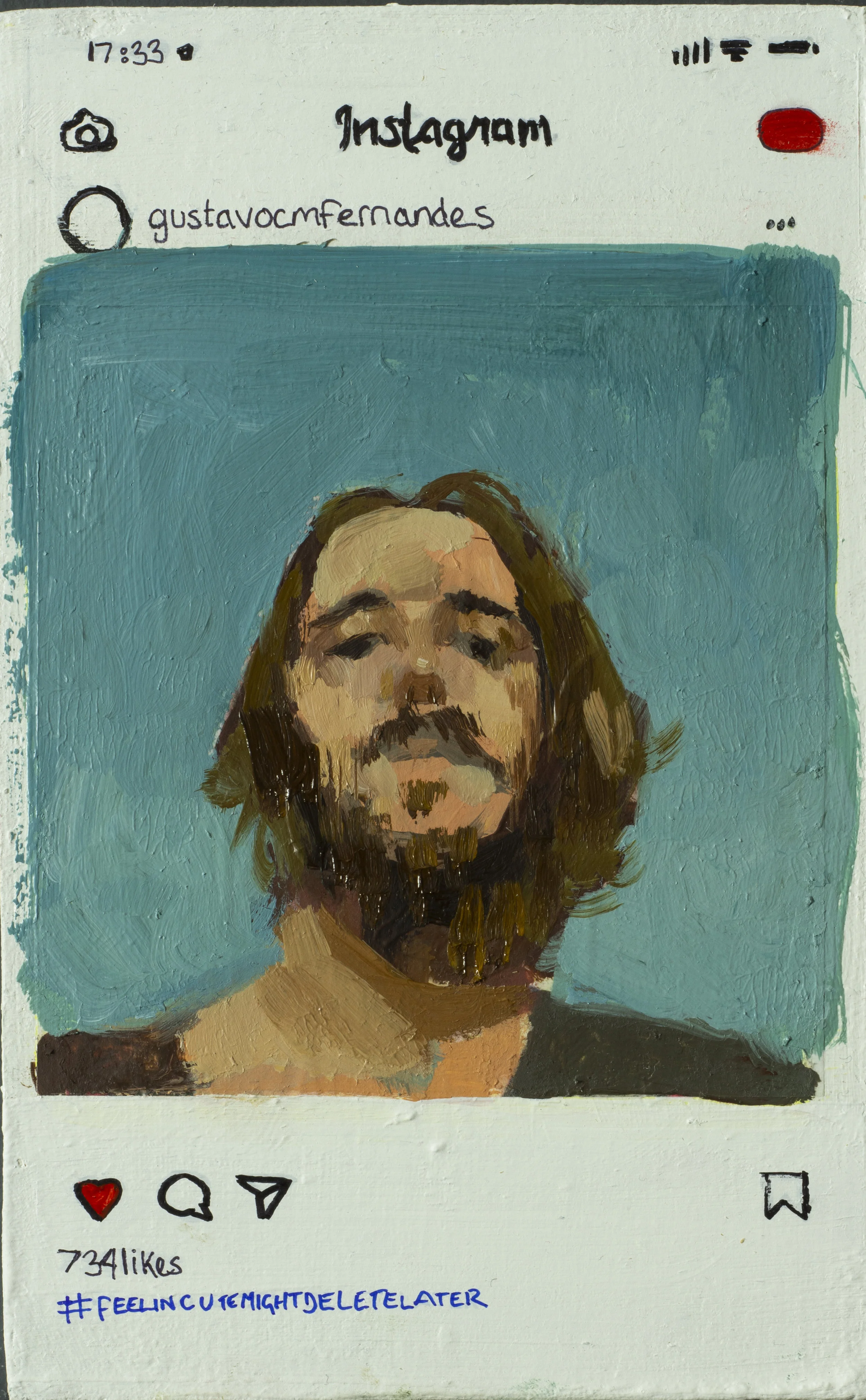 5” by 8” Oil on panel 2019 Available