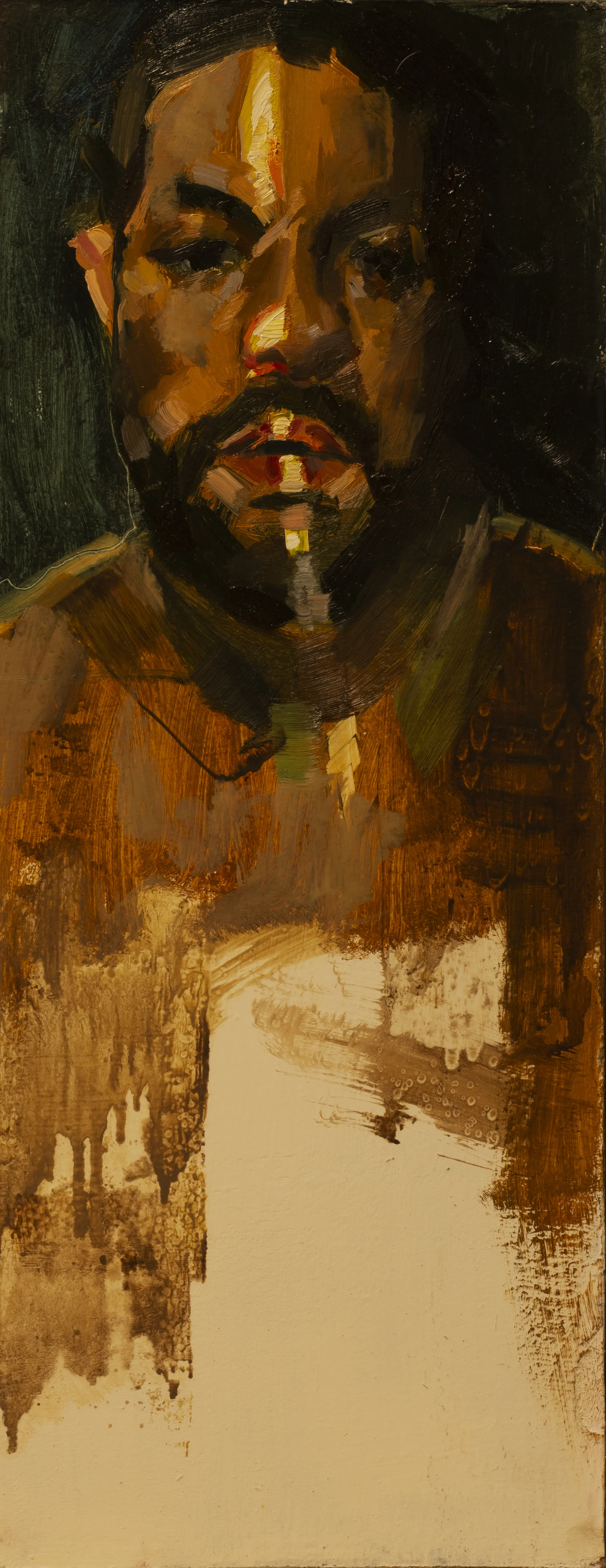 20cm by 50cm Oil on panel 2018 Available