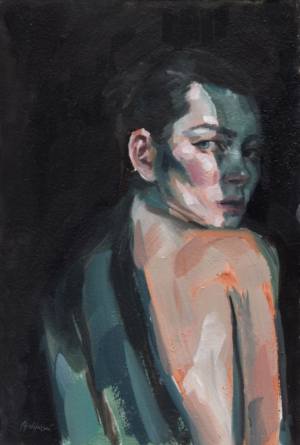 20cm by 30cm Oil on panel 2017 Available
