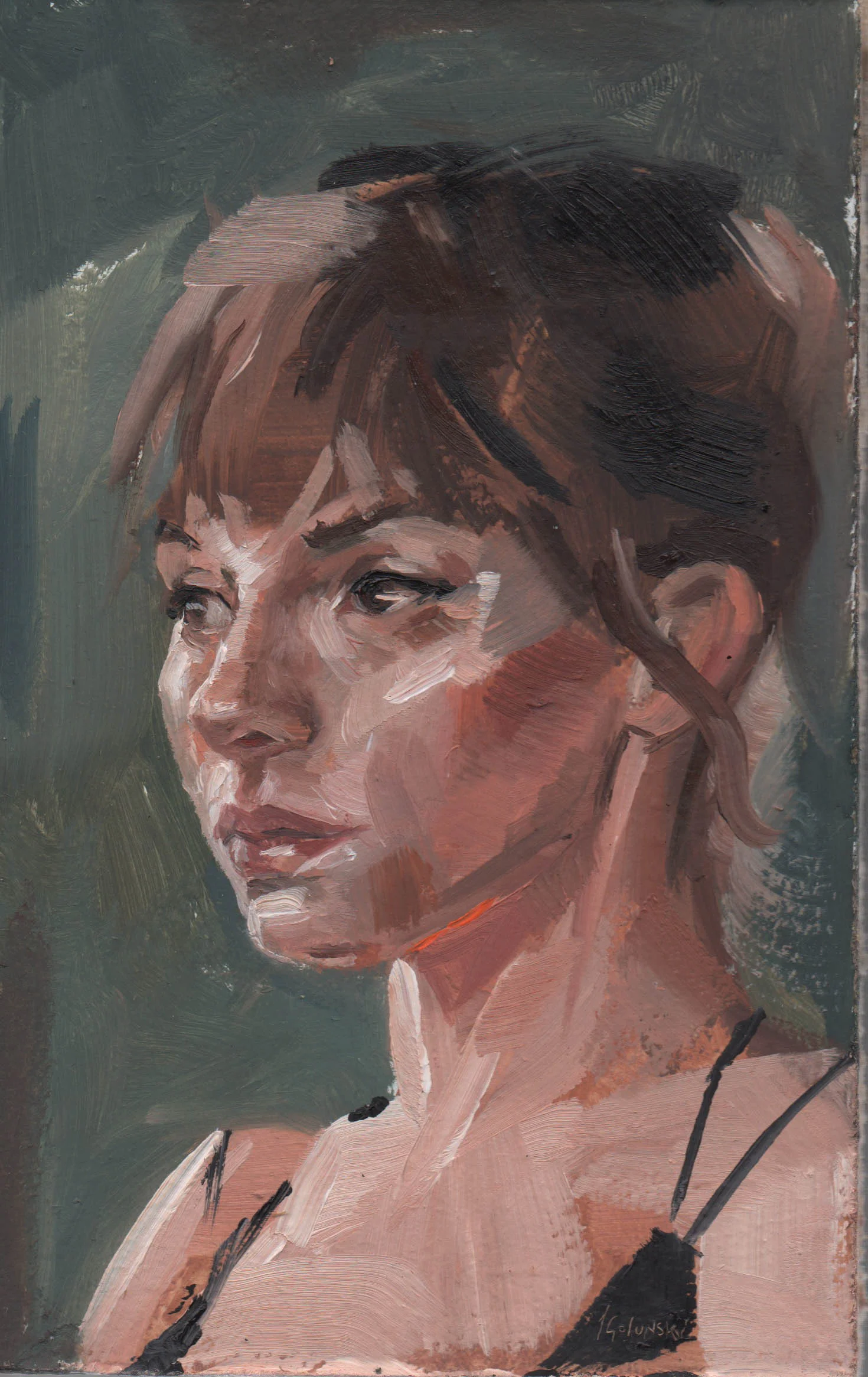 5” by 8” Oil on panel 2017 Sold