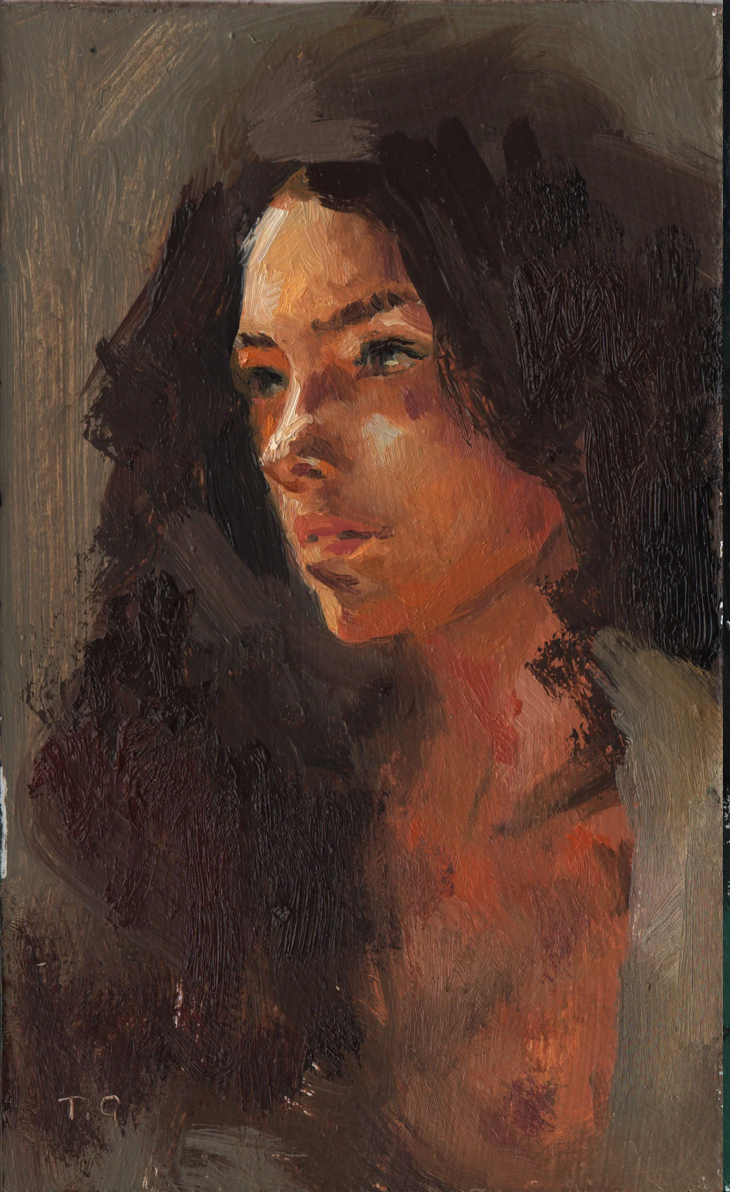 5” by 8” Oil on panel 2017 Available