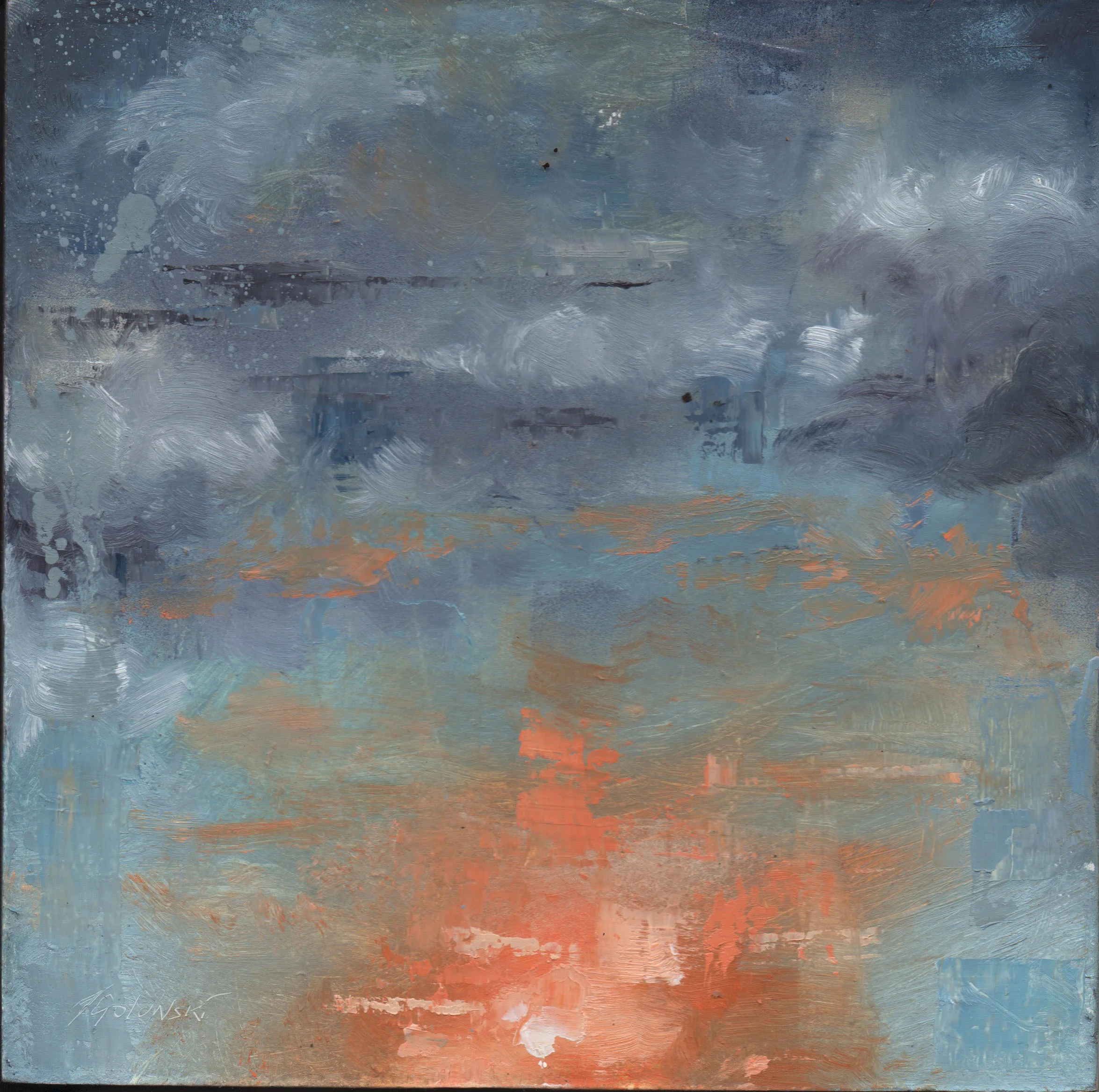 8”by 8” Oil on panel 2017 Sold