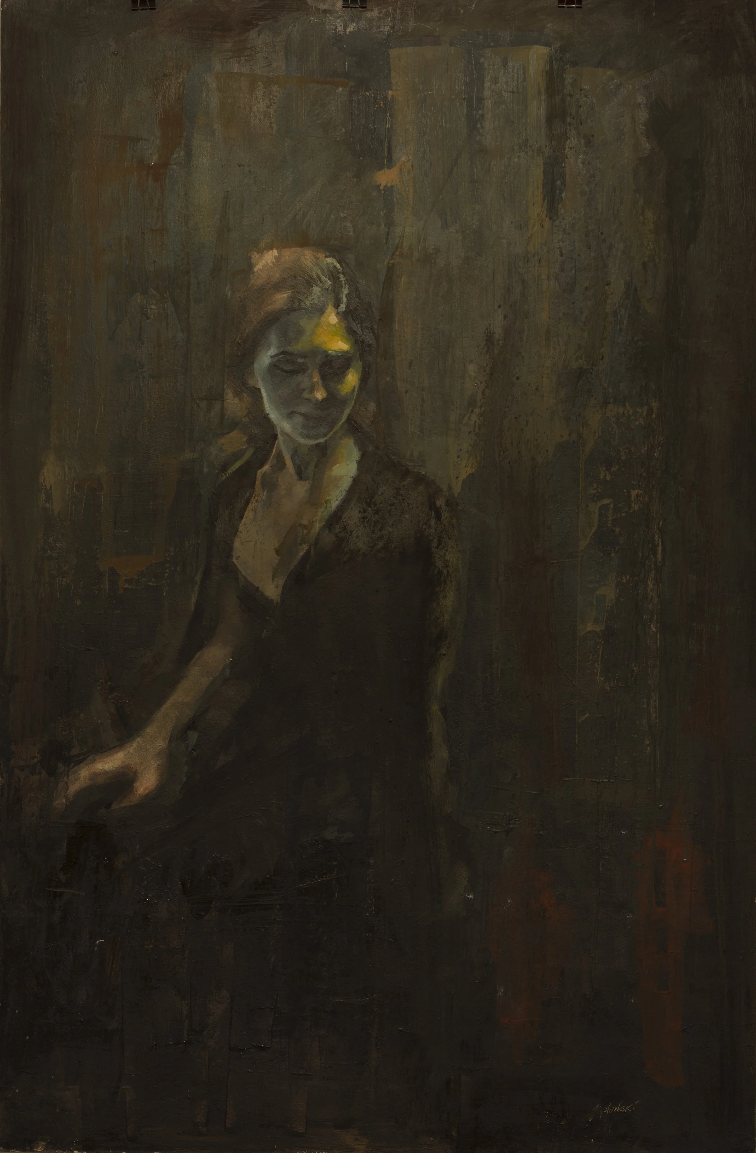 70cm by 100cm Oil on panel 2017 Available