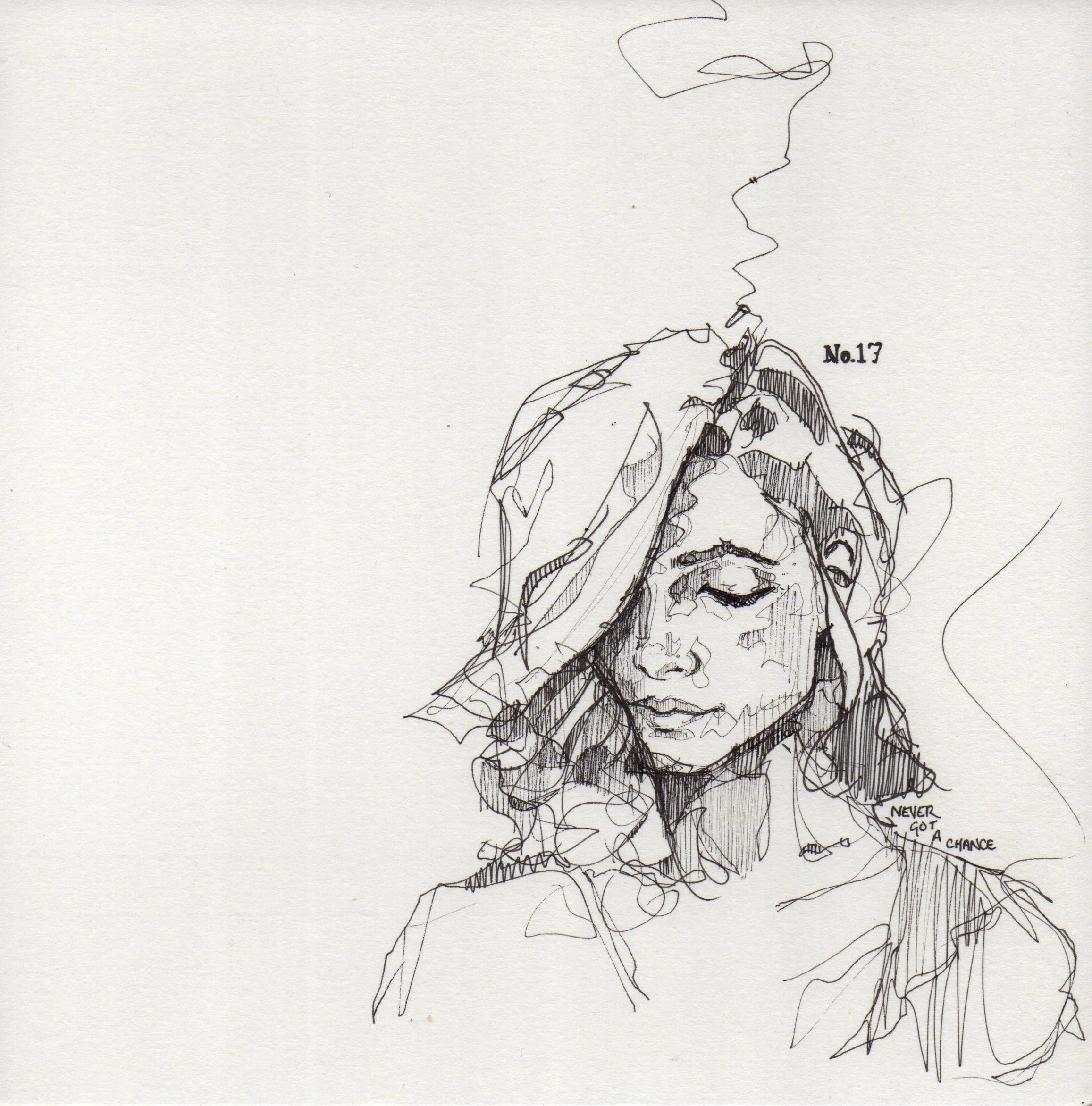 20cm by 20cm Pen and Ink cartrdige paper 2016 Available