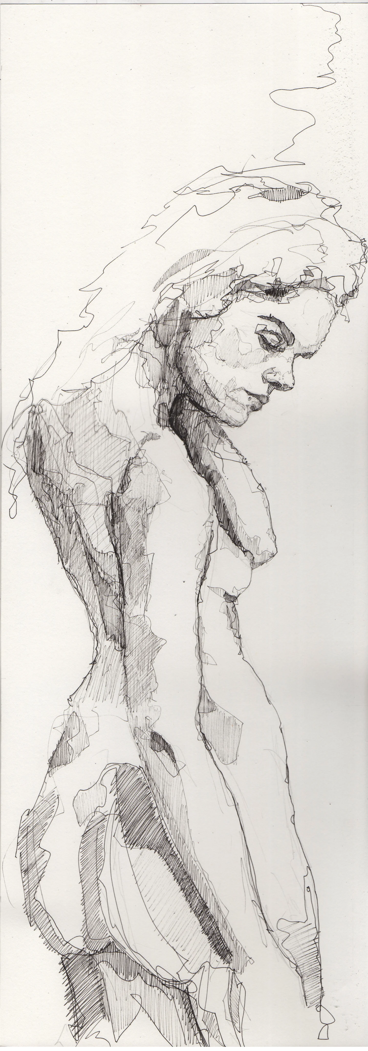 21cm by 59.4cm Pen and Ink on Cartridge paper 2016 Available