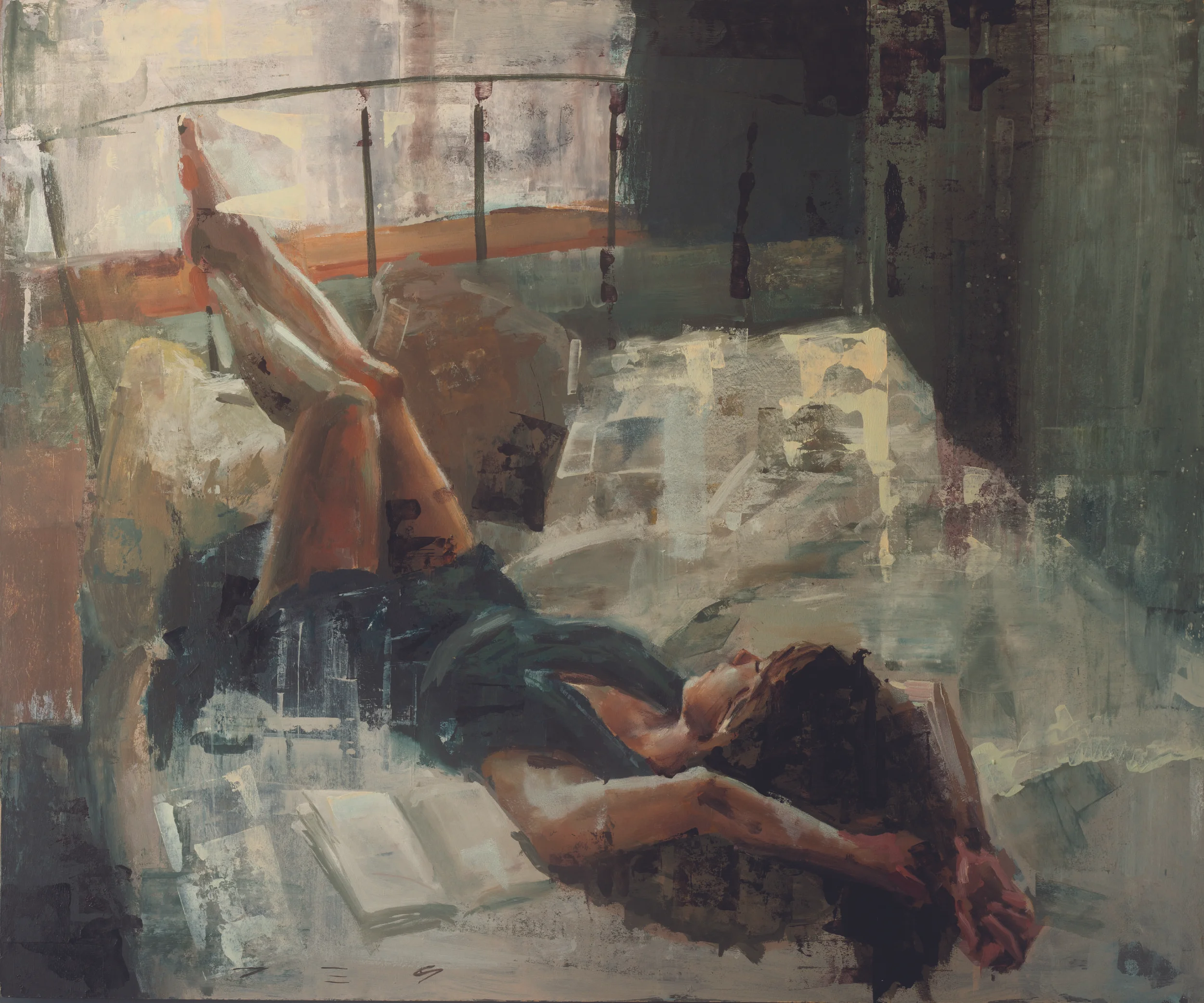 100cm by 120cm Oil on panel 2018 Available