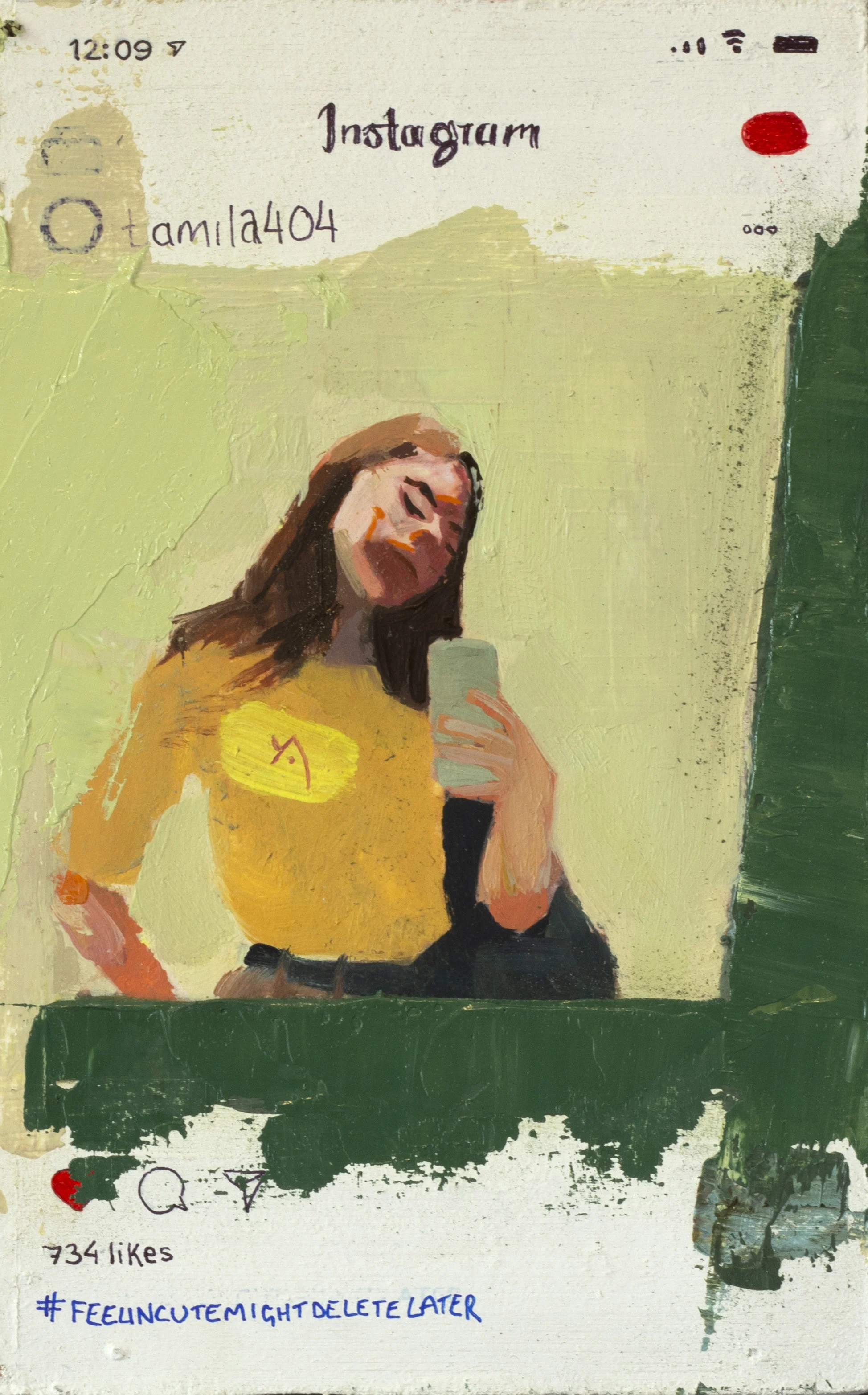 5” by 8” Oil on panel 2019 Sold