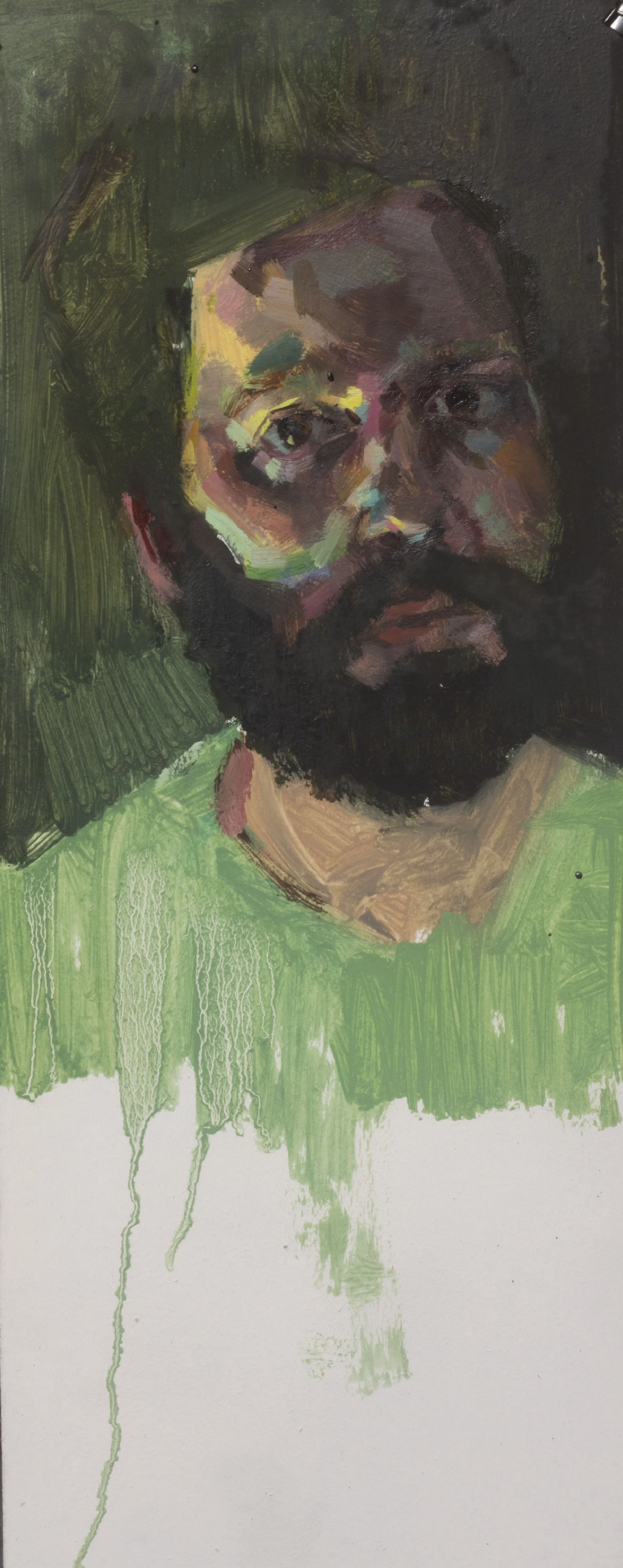 20cm by 50cm Oil on panel 2018 Available