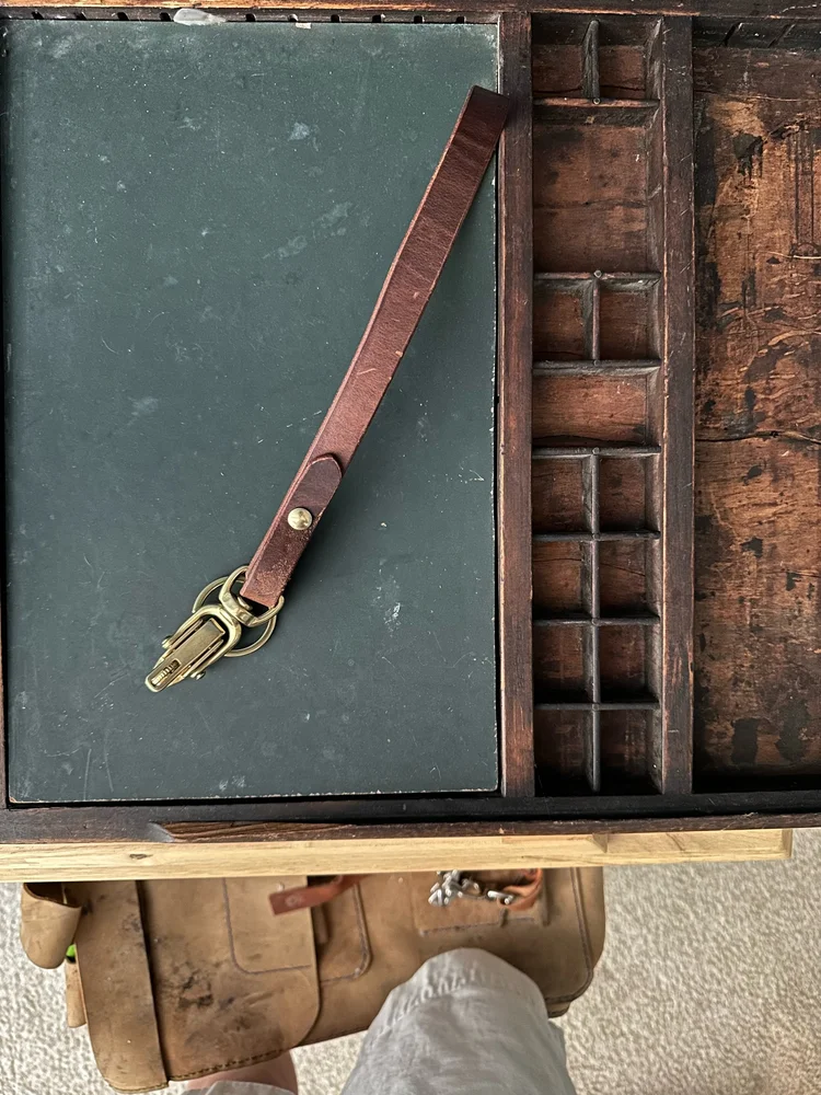 Key Keepers with Brass Alligator Clasp Hardware — Handmade Leather
