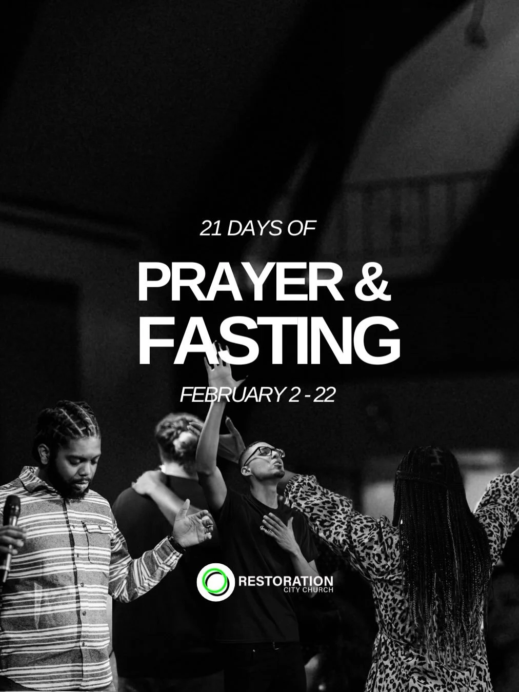 RCC Family, as we step into February, we are preparing to begin our annual 21-day fast, starting February 1. Every year we set this time aside to come together intentionally in prayer and in seeking the face of God. This is not about routines or reso