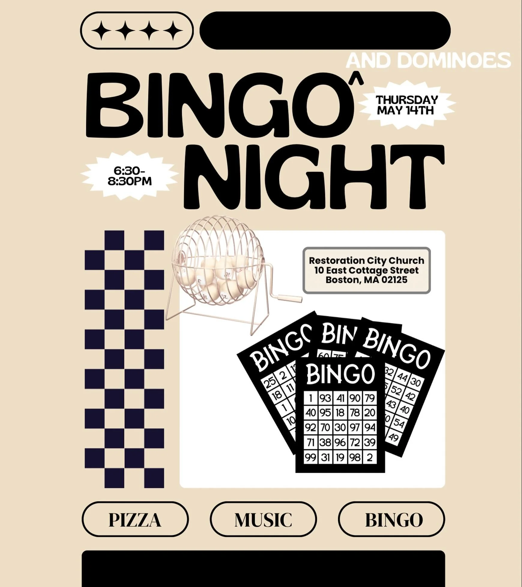 Community night this Thursday! Invite a family, friends, and co-workers