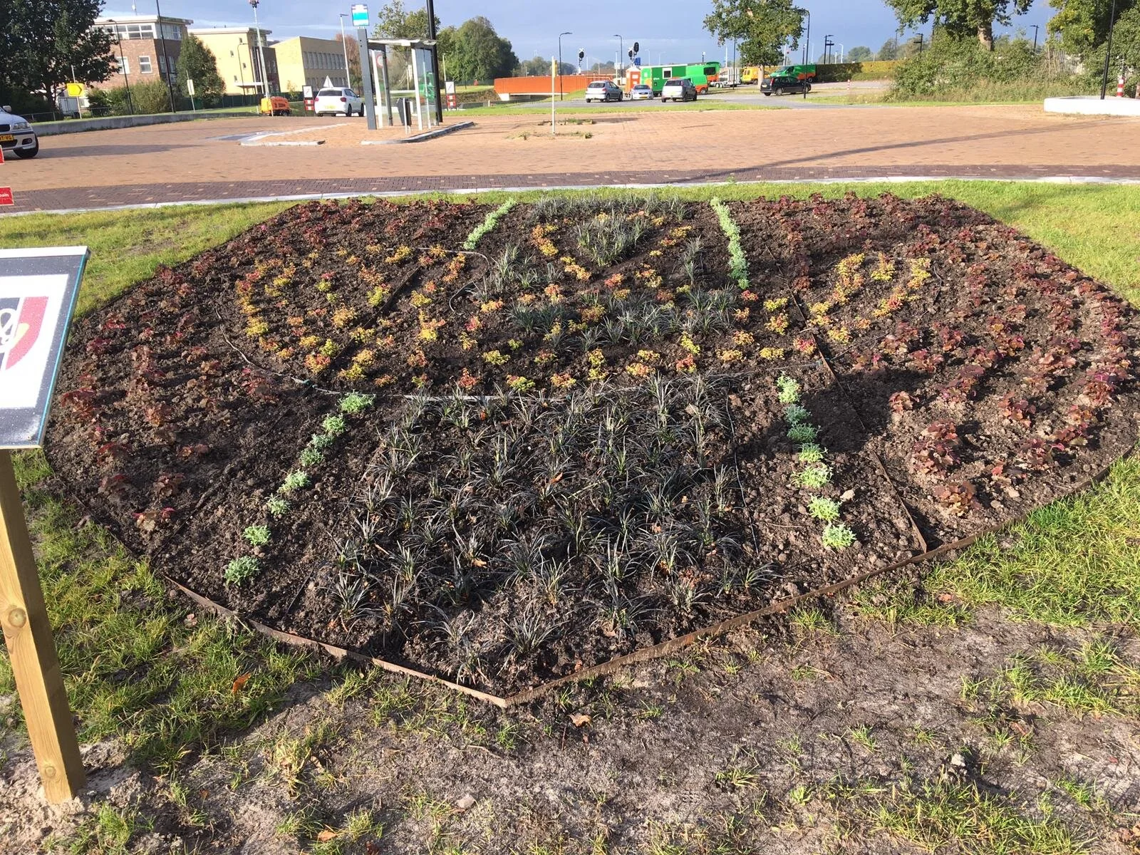 Plantenkunstwerk Dorpswapen Hurdegaryp