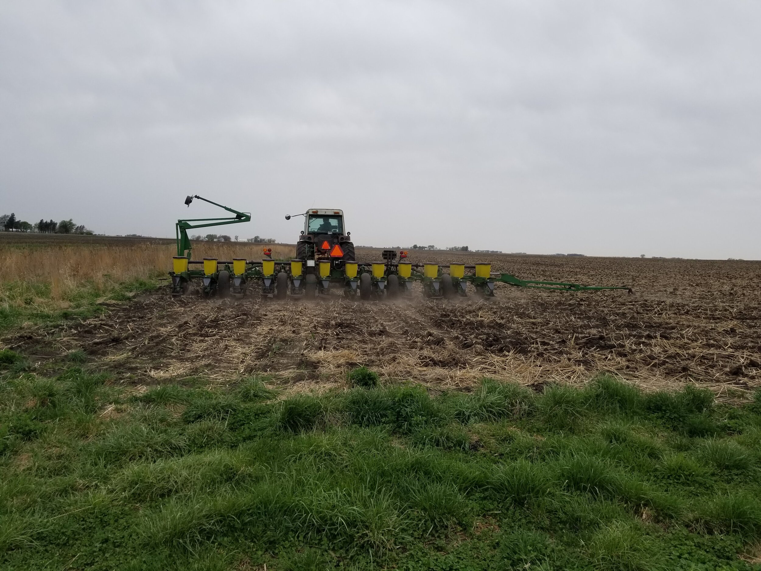 05.08.20 Began planting organic corn this week