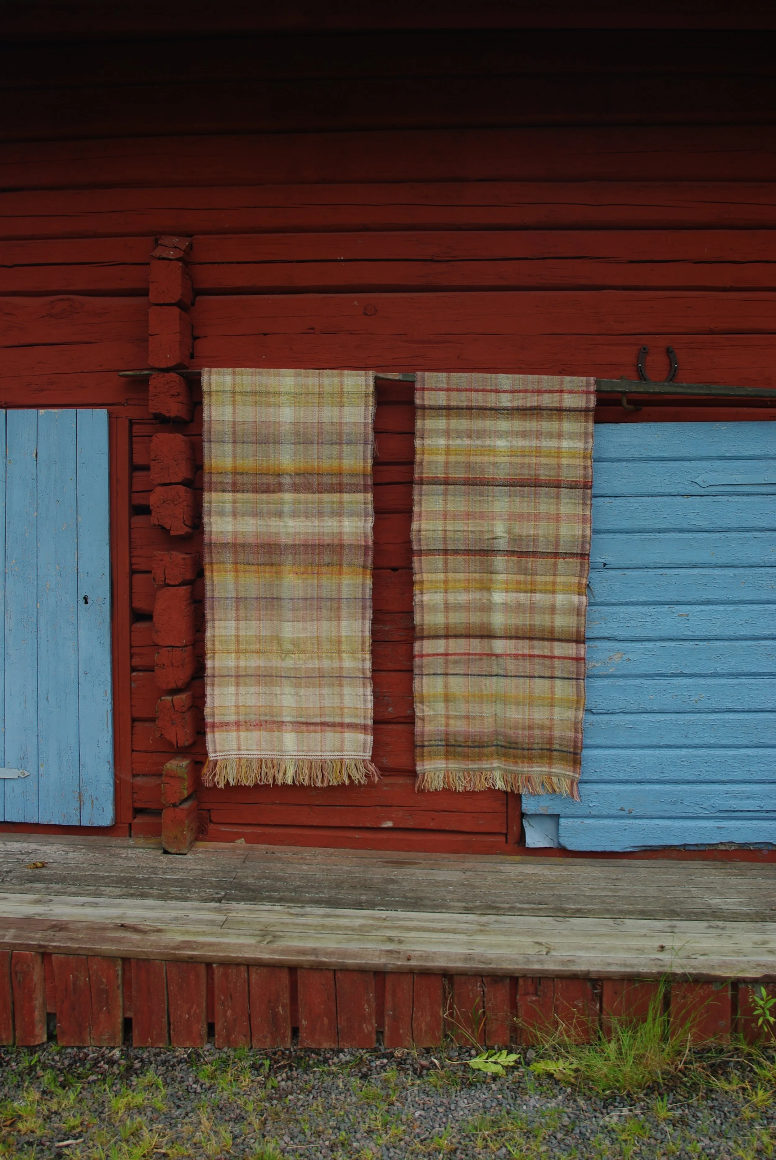 Handwoven Woolen Throw N° 5 and 6