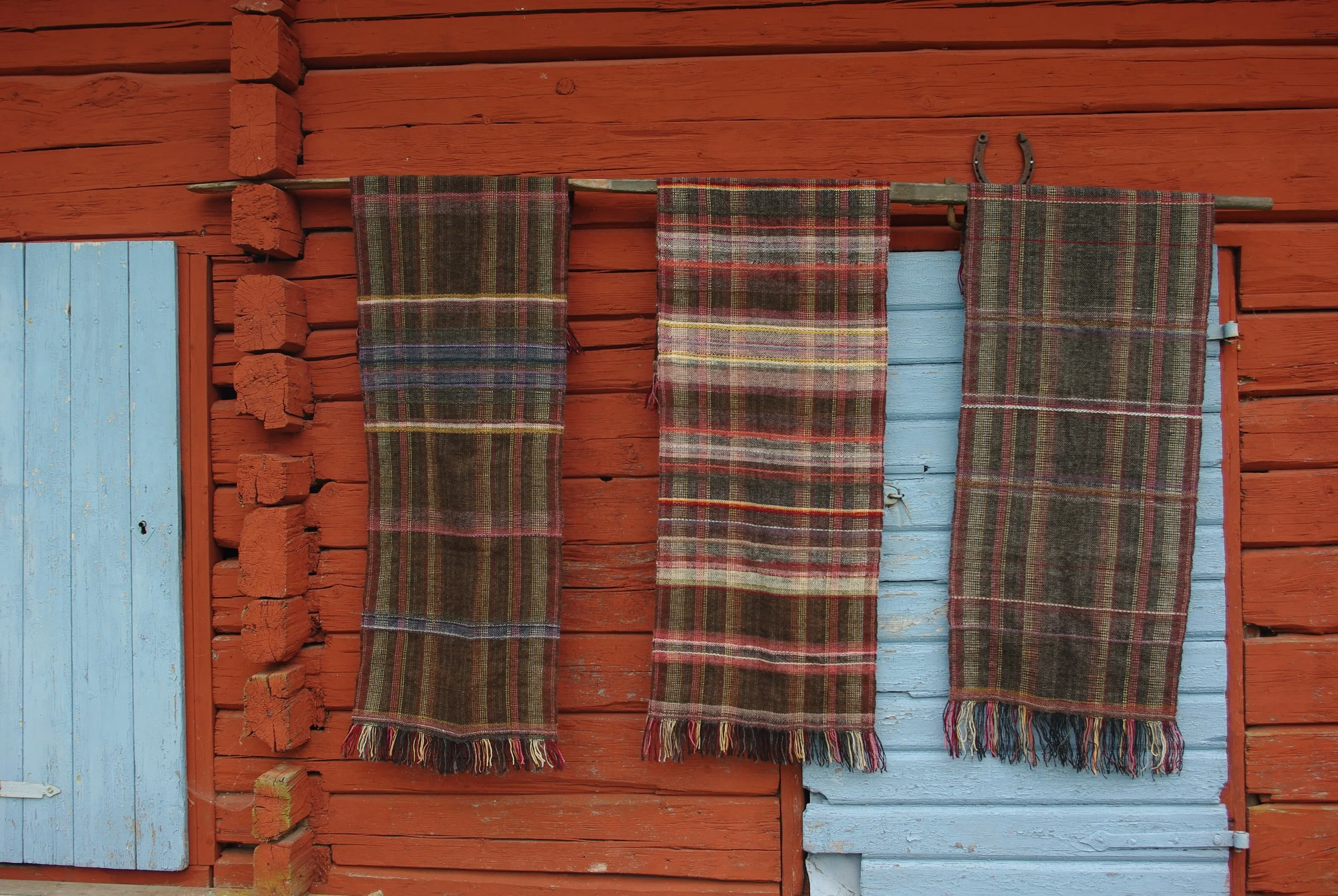 Handwoven Woolen Throw N° 1, 2 and 3