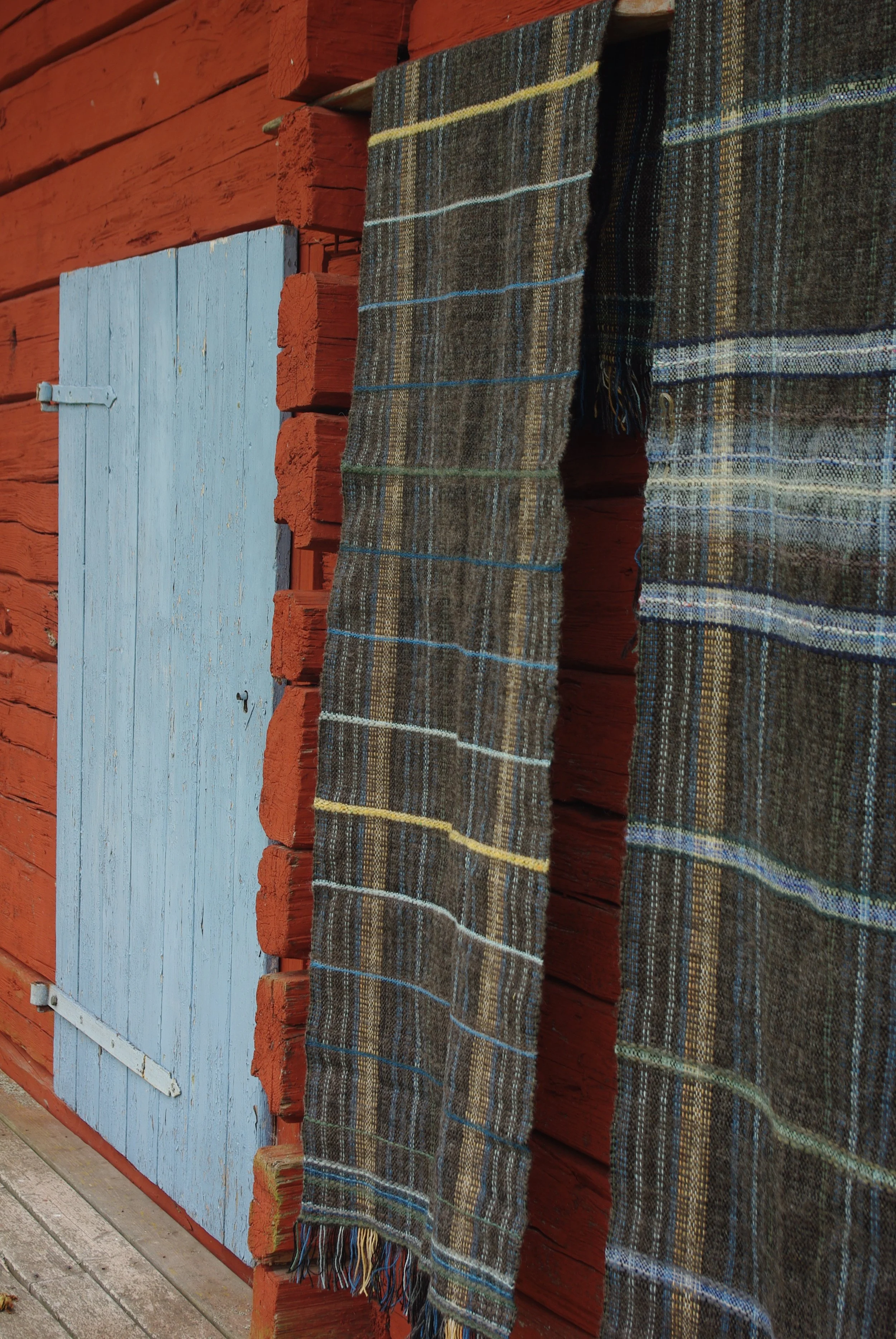 Handwoven Woolen Throw N° 8 and 9