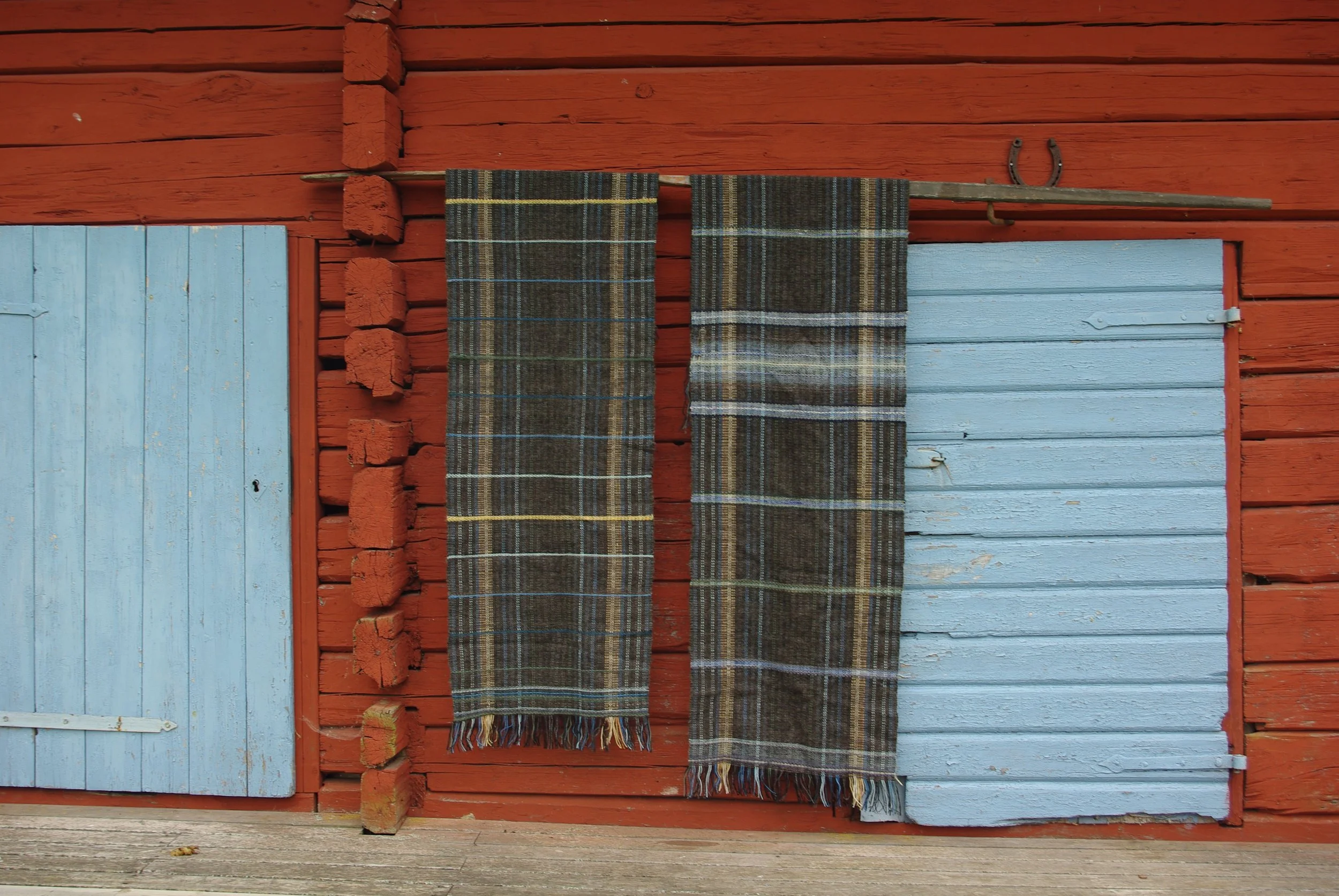 Handwoven Woolen Throw N° 8 and 9