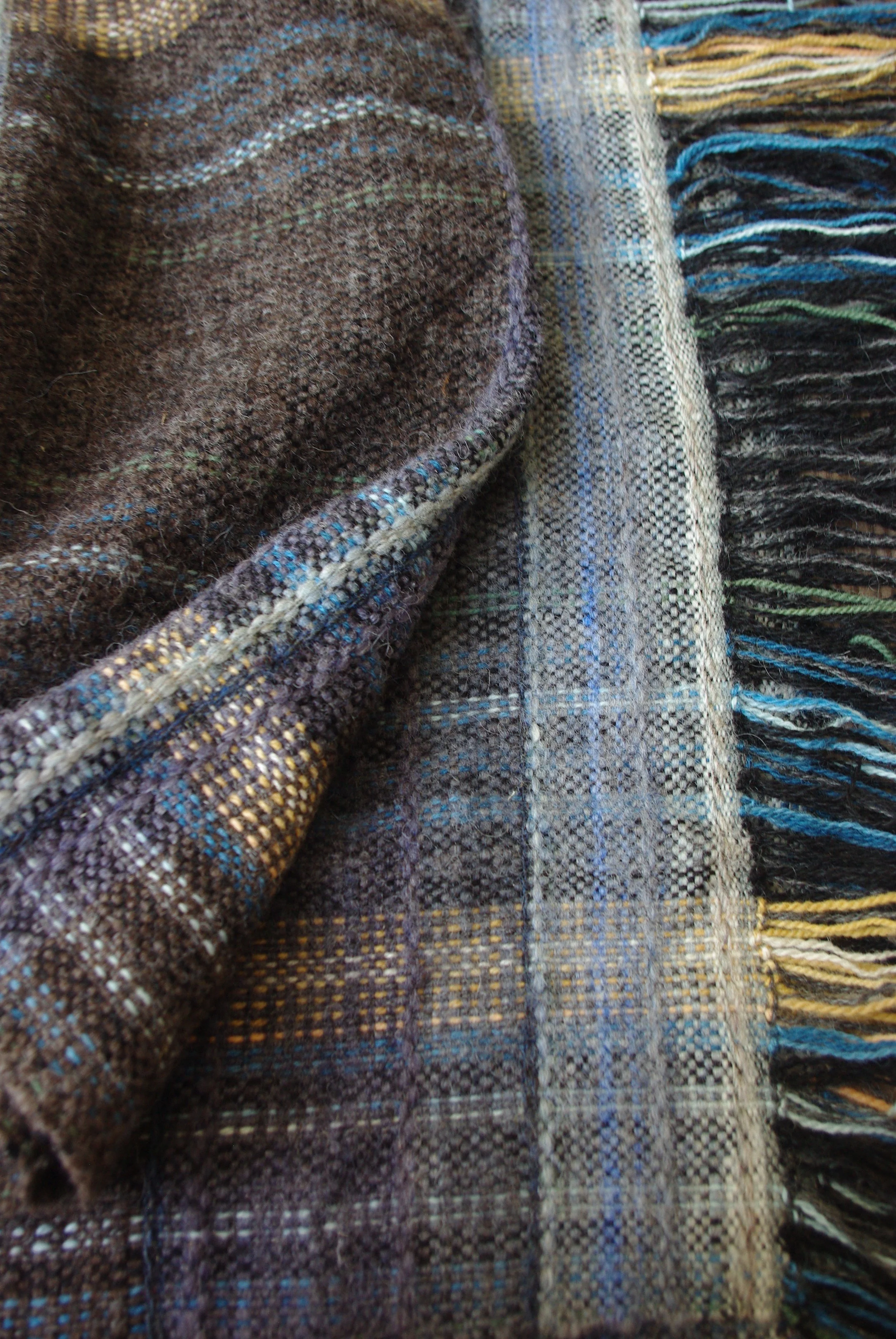 Handwoven Woolen Throw N° 10