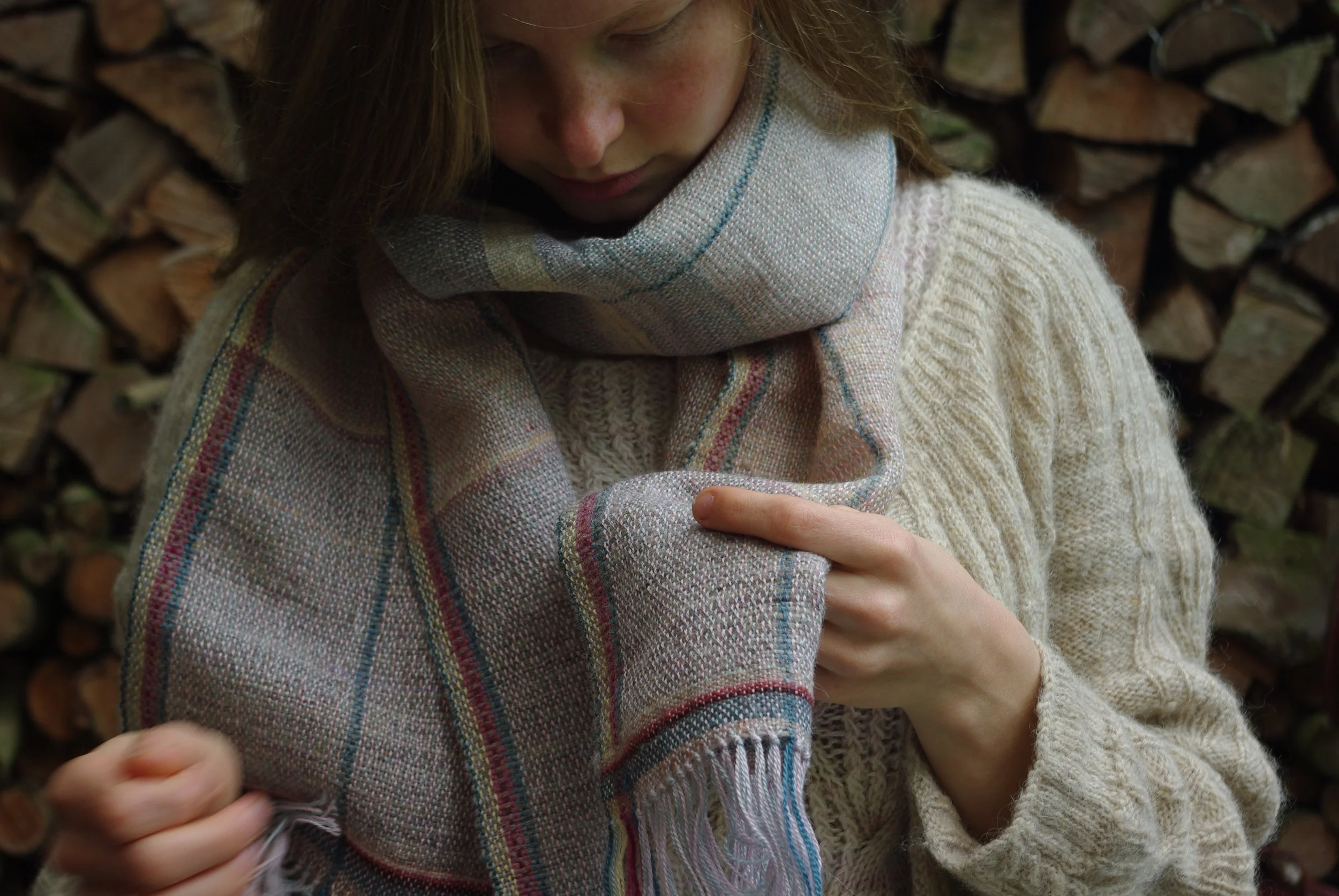 Handwoven Woolen Shawl N° 4