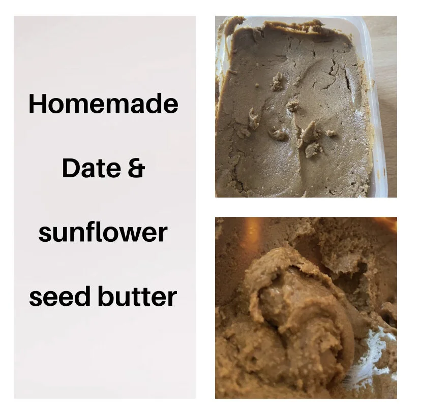 Homemade date &amp; sunflower seed butter