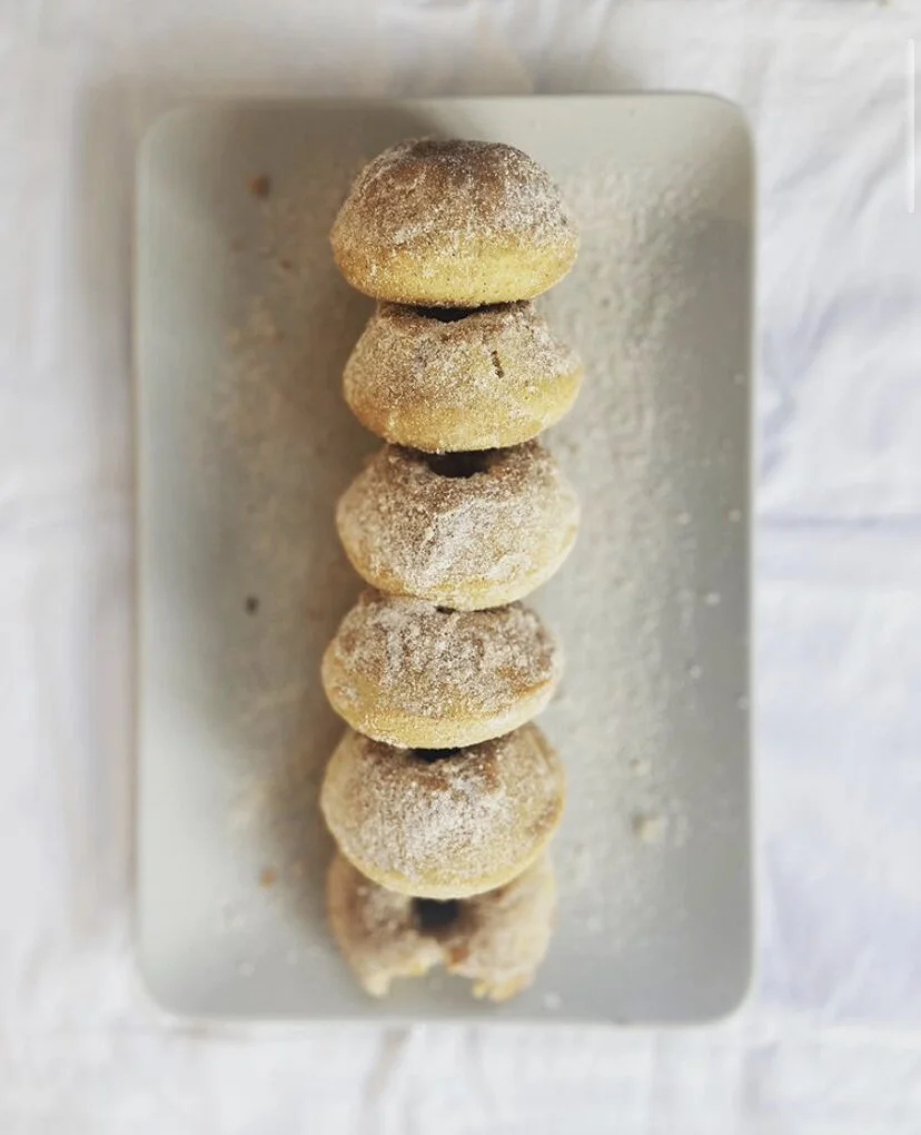 Baked cinnamon sugar donuts