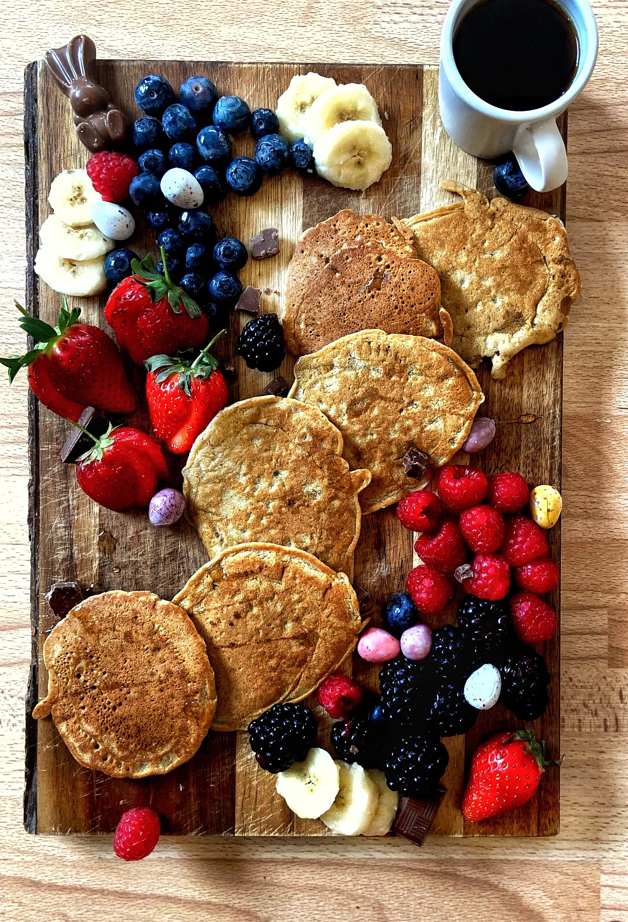 Eggless (Vegan) soft pancakes