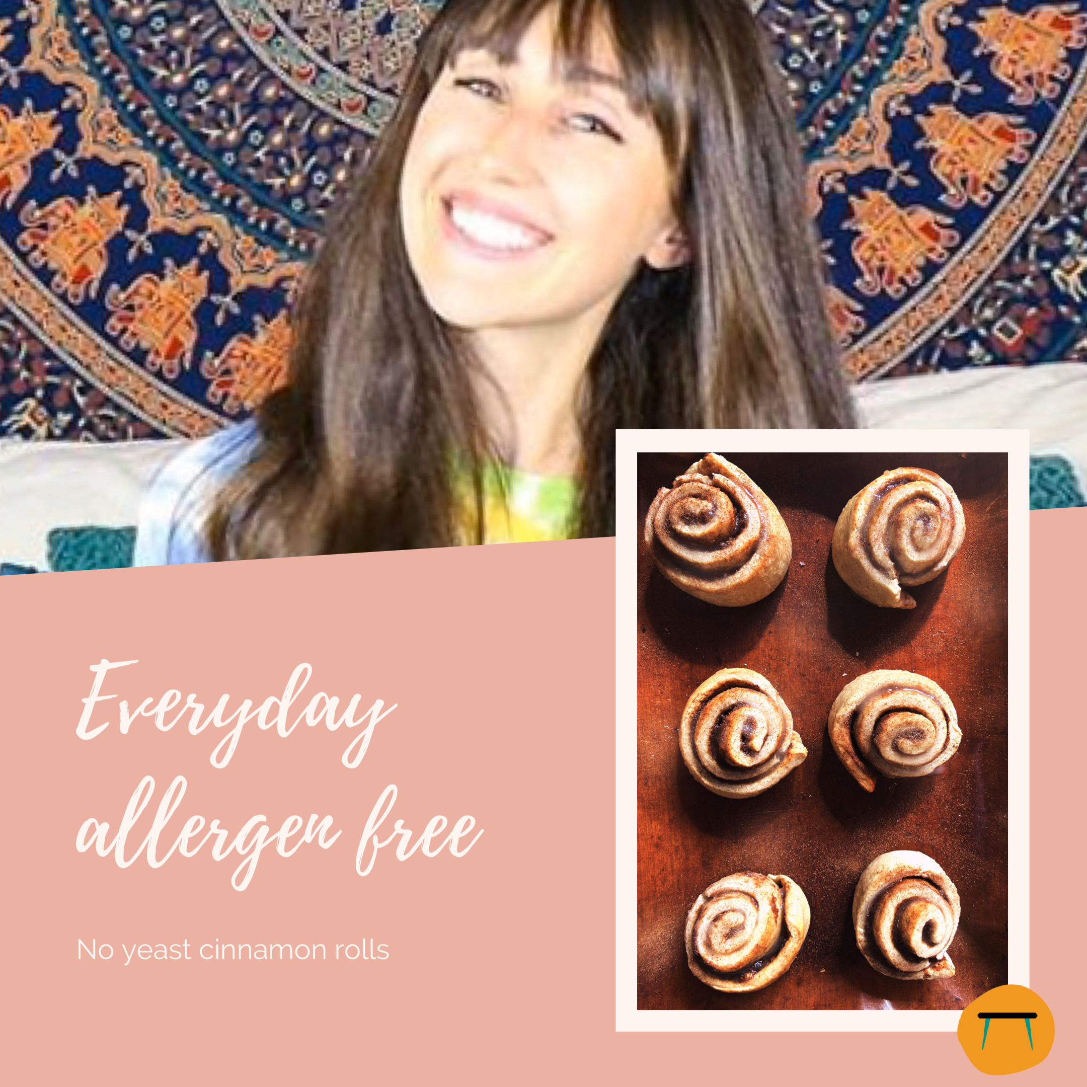 ANAPHYLAXIS WEEK: Everyday Allergen Free cinnamon rolls (no yeast)