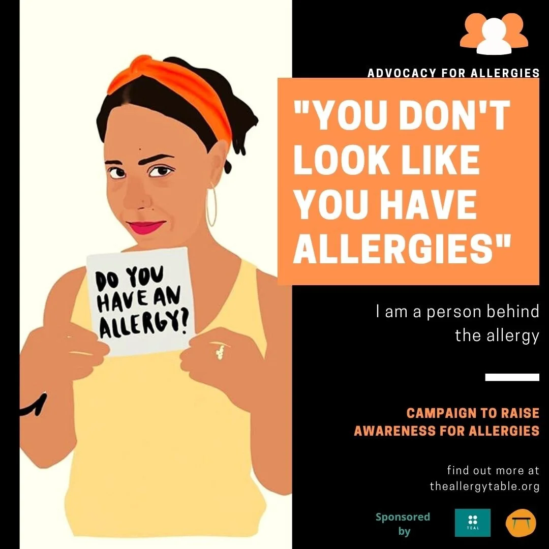 I am a person behind the allergy campaign