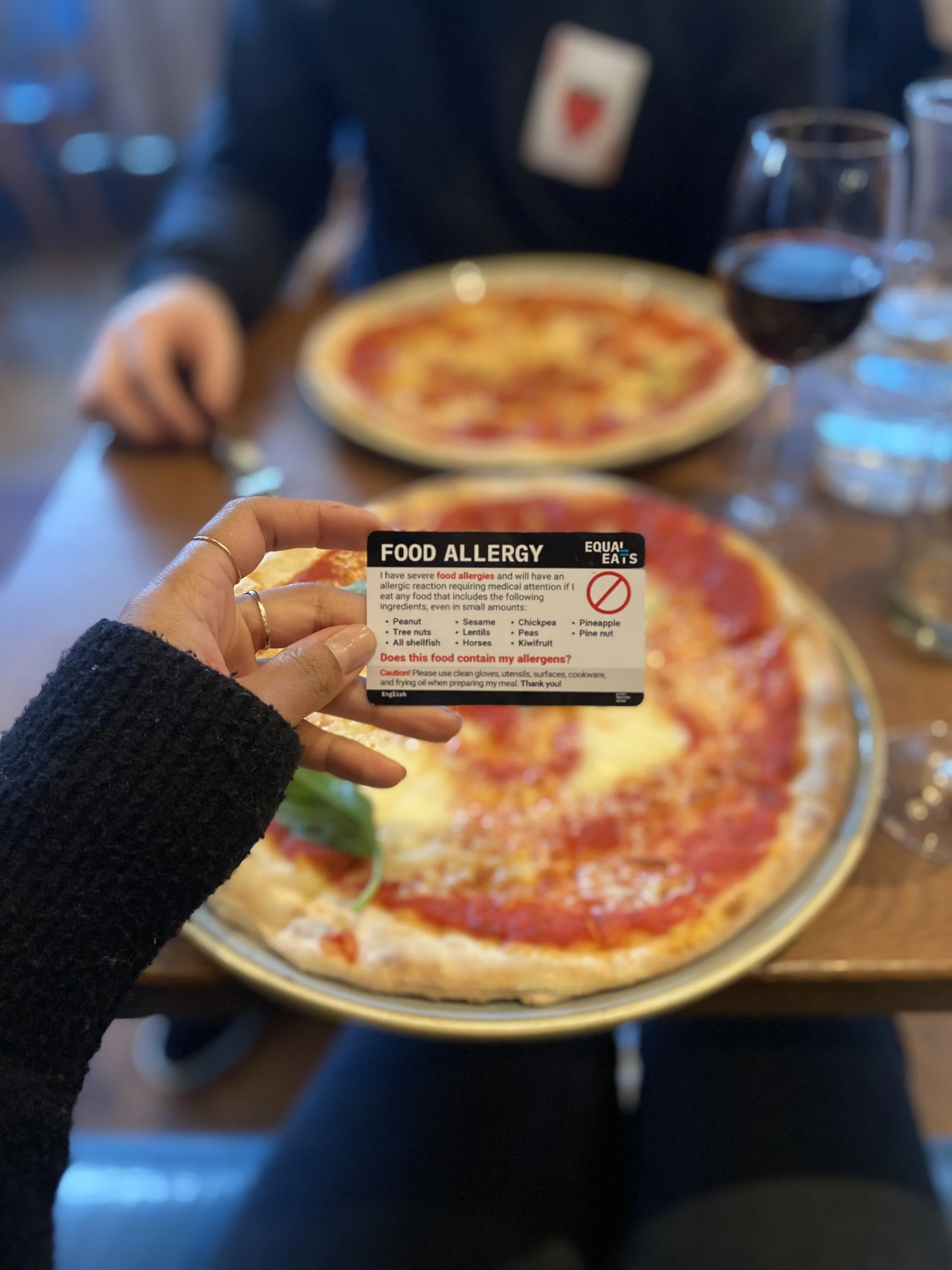 ALLERGY CARDS: Equal Eats