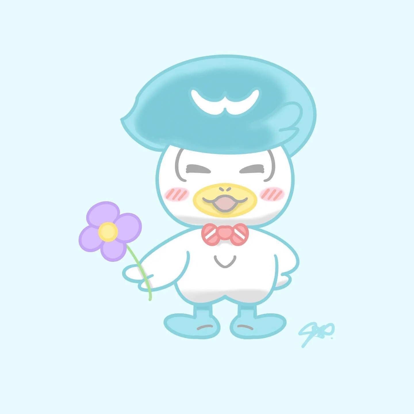 quaxly (in a bow tie) 💙

the sweetest looking ducky is offering you a flower! will you accept? ☺️
&bull;
&bull;
&bull;
&bull;
#pokemon #pokemonart #pokemondoodle #pokemondrawing #pokemonfanart  #pokemoncommunity #digitalart #digitalillustration #pro