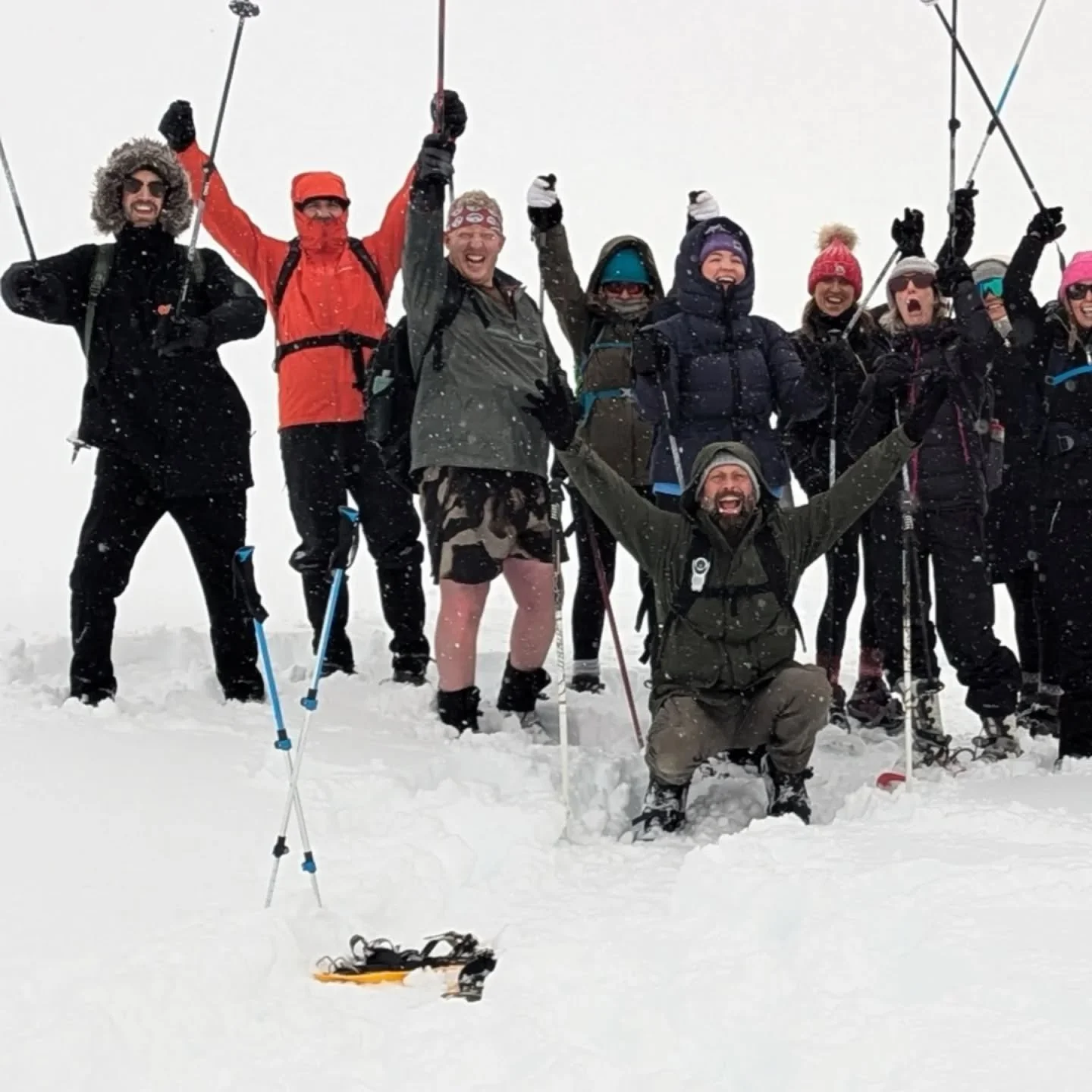 &quot;Hands Up&quot; if you want to join us on our 2026 Winter Adventures in the mountains 🥶 🏔️ 

Taking pre-registrations... Send me a DM if you'd like to be the first to hear our plans and dates 😉🙌

#wimhof #winteretreat #alpineadventures #hiki