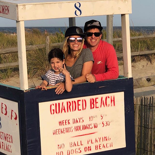 End of summer, on the beach, with @peterknightmeyers  and @bowie_with_a_b . All my favorite things in one picture. 😊 .
.
.
#luckyme #endofsummer #oceancitynj #family #beachbaby #familytime #familyofthree #boknows #beachkid #endlesssummer #practicegr