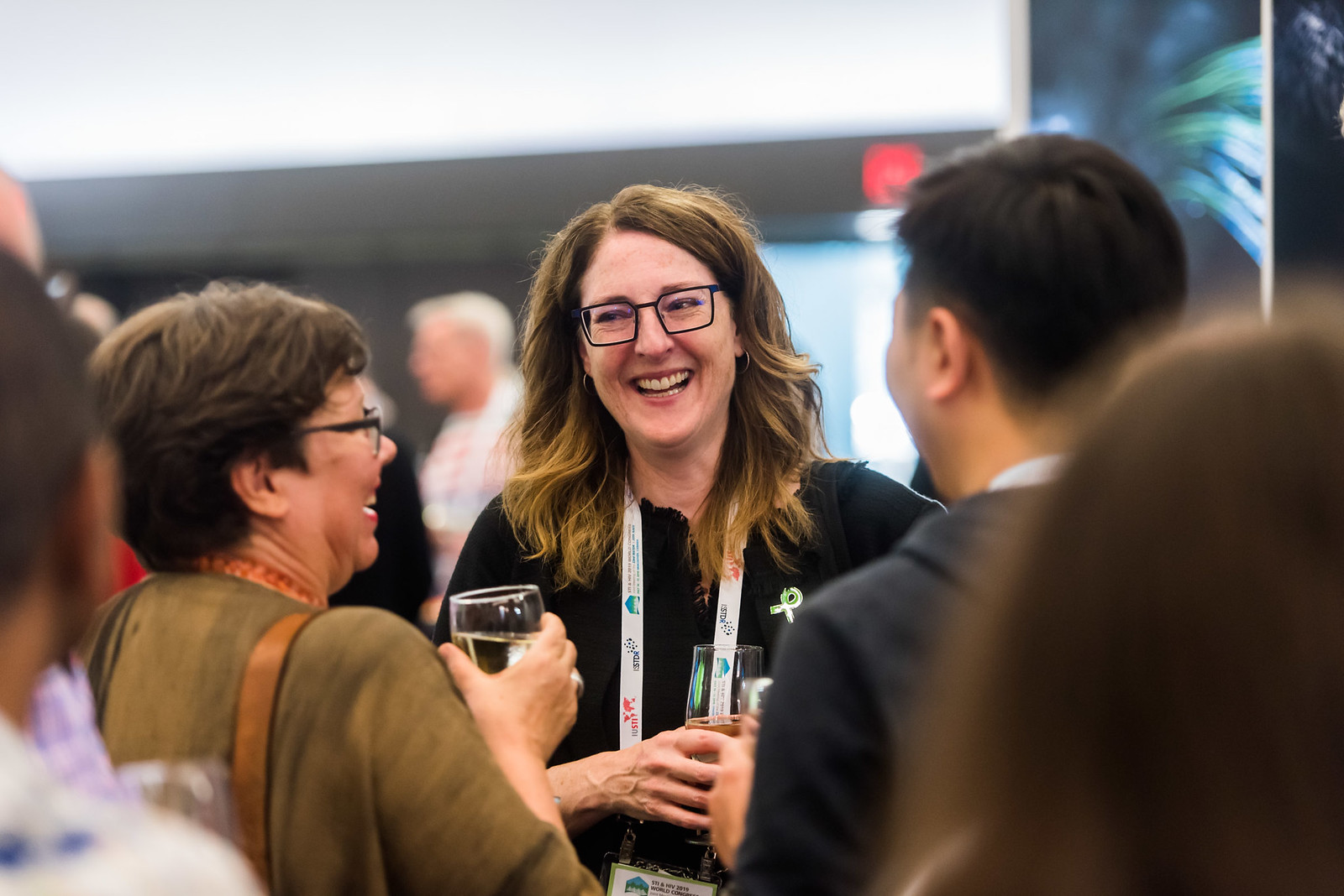 STRIVEBC member Dr. Caroline Cameron at the ISSTDR Welcome Reception. Dr. Cameron presented on syphilis vaccine updates at the STI Vaccines symposium. She also chaired the organization of ISSTDR!