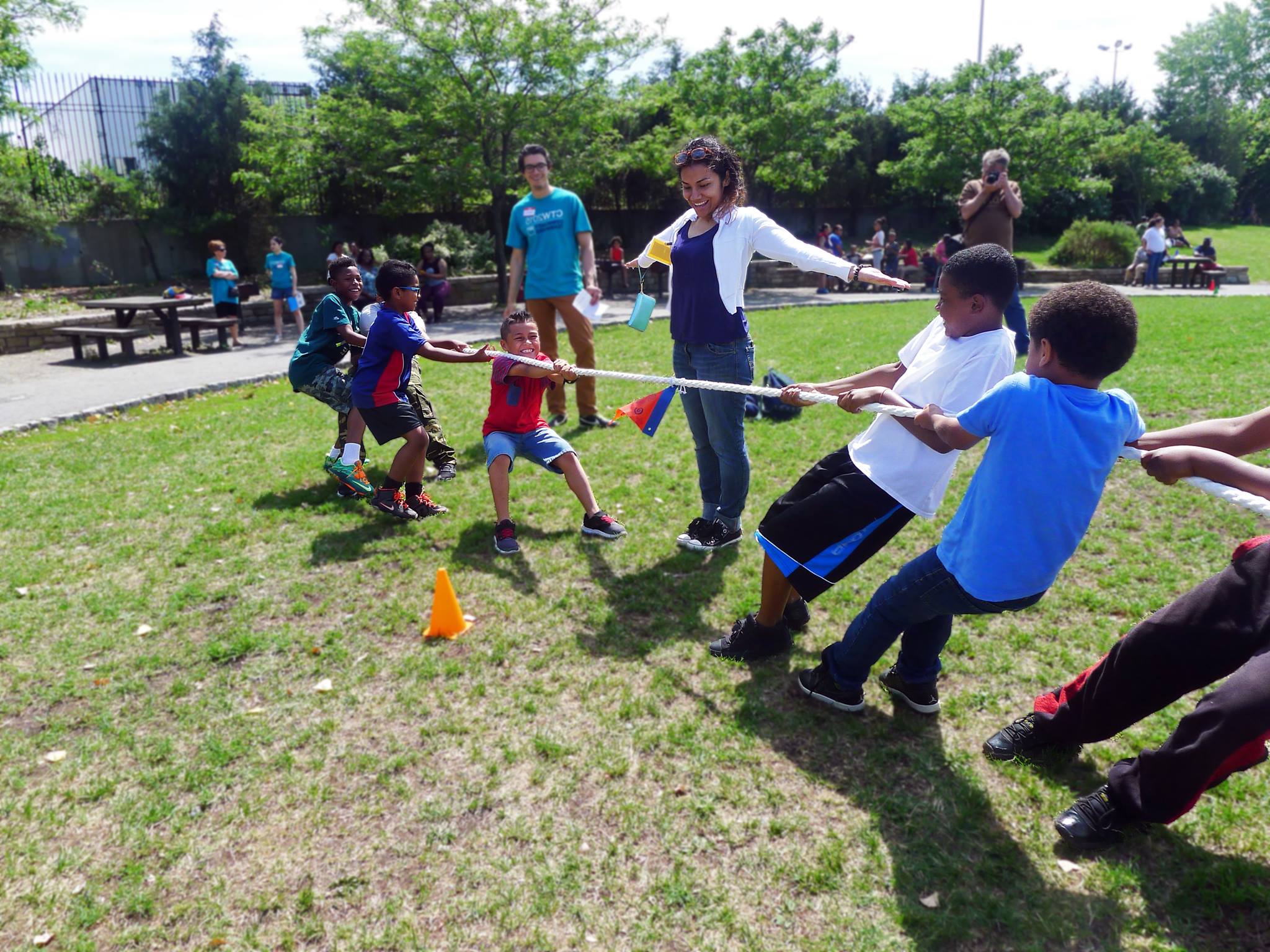 Kids playing outside games