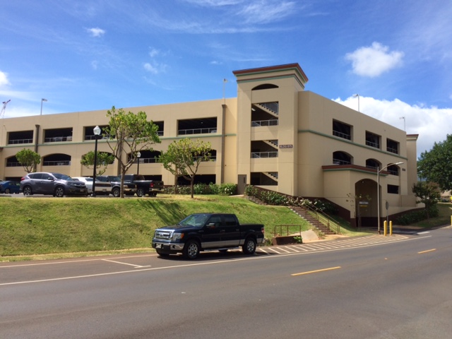 Schofield Barracks Medical Center parking structure