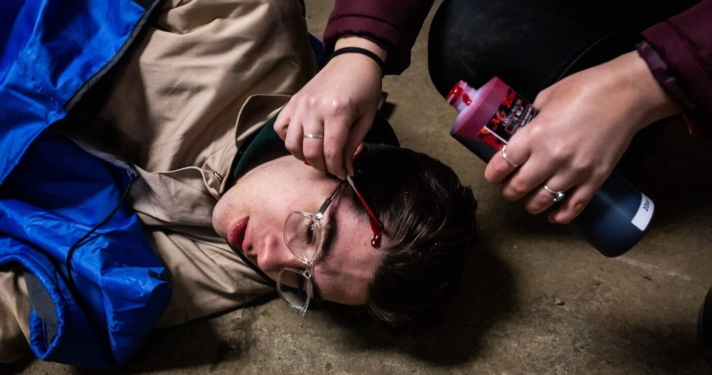 Thanks for laying on the freezing ground and pretending you're dead, Charlie. 1.14.2020 (Day 8/35)⁠
⁠
Production assistants end up doing a whole bunch of stuff that some other people wouldn't want to do. And the best PAs do it with their whole heart,