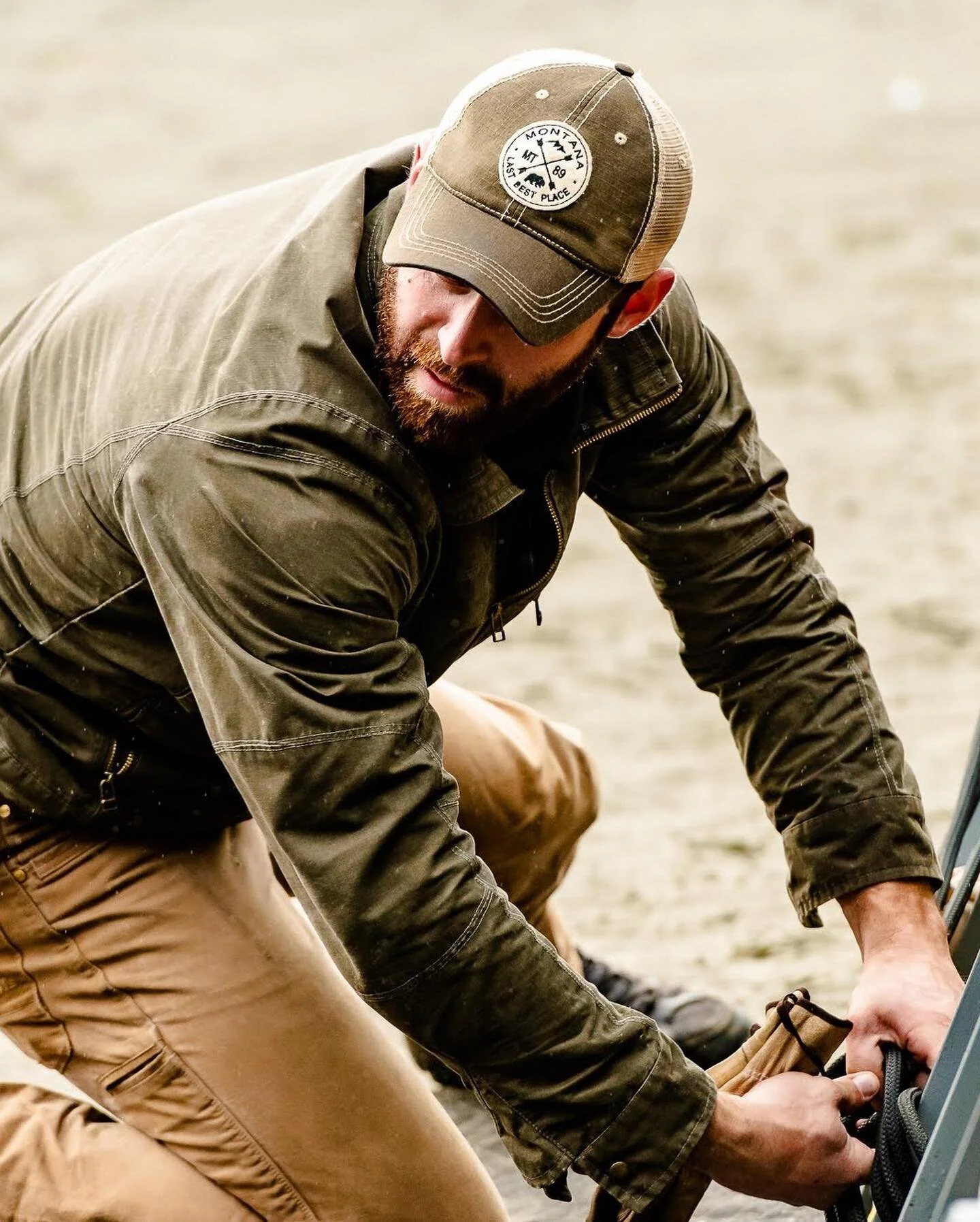 Stunt day on the beach. Doubles and wire work and forklifts and wigs! 1.17.2020 (Day 12/35)⁠⠀
⁠⠀
This day we pulled two stunt performers across the beach, into pads and into each other. Cyrus and his team of performers and riggers made sure everythin