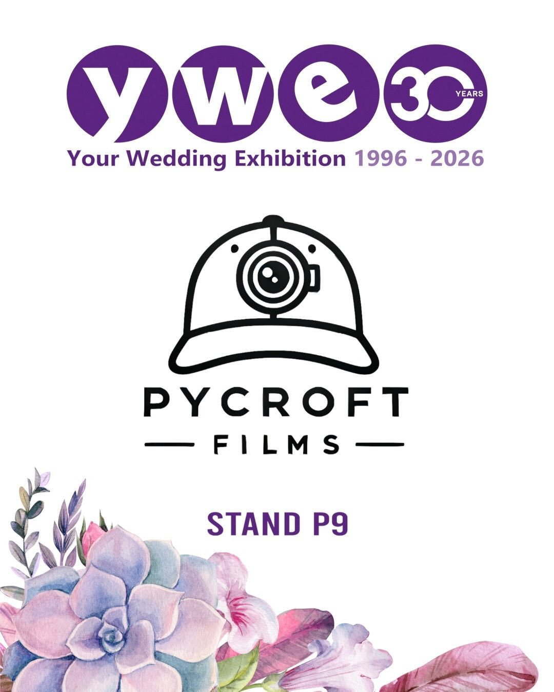 We can&rsquo;t wait to be back at @yourweddingexhibition this weekend! If you&rsquo;re looking for a videographer for your special day, or even if you&rsquo;re not sure yet - we&rsquo;d love to meet you and have a chat! We&rsquo;ll be at stand P9 - n
