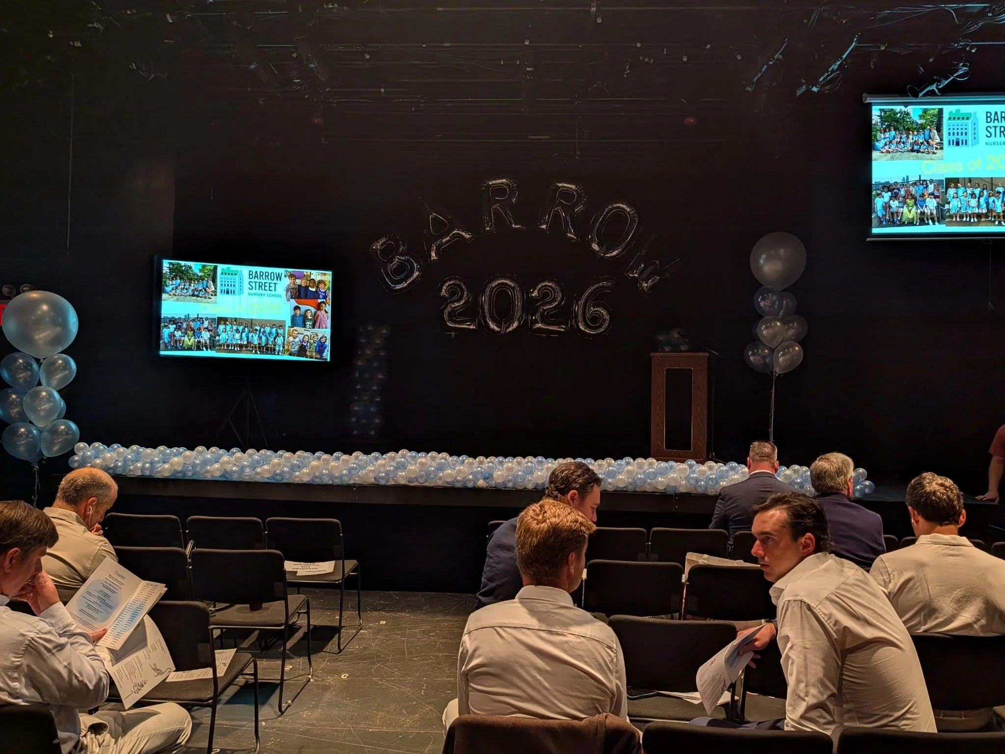 Graduation Balloon Decor for Barrow Street Nursery School