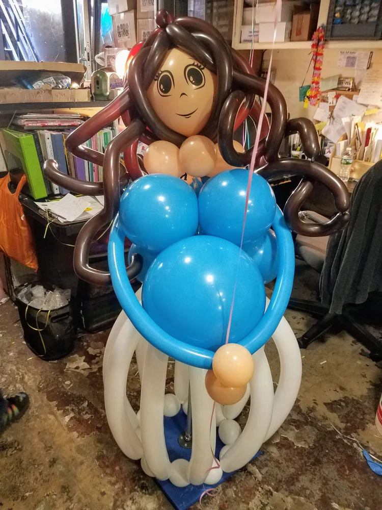 Spiral balloon column, Manhattan NYC