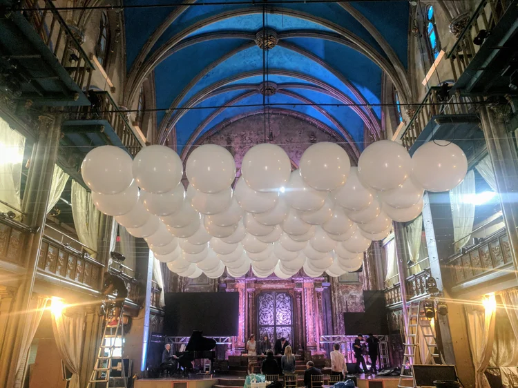Balloon centerpiece decor NYC event