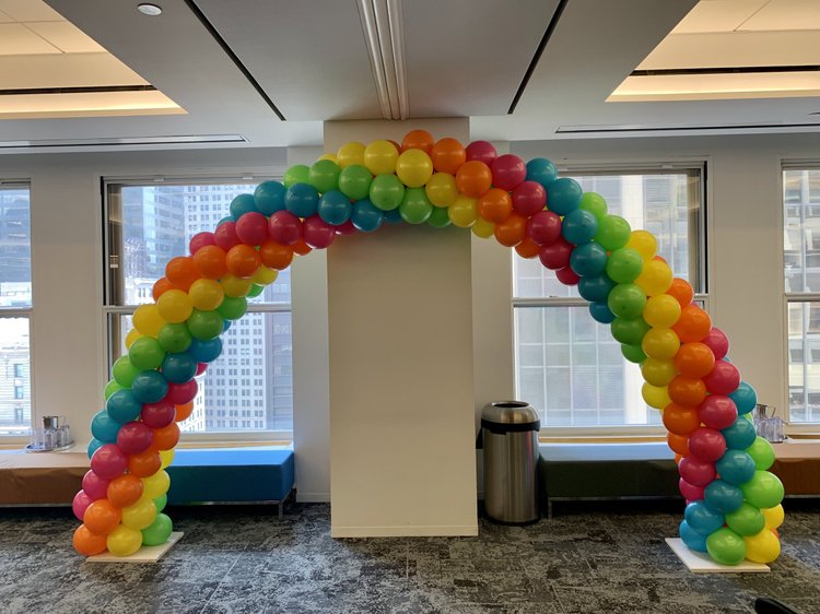Event balloon decor installation NYC
