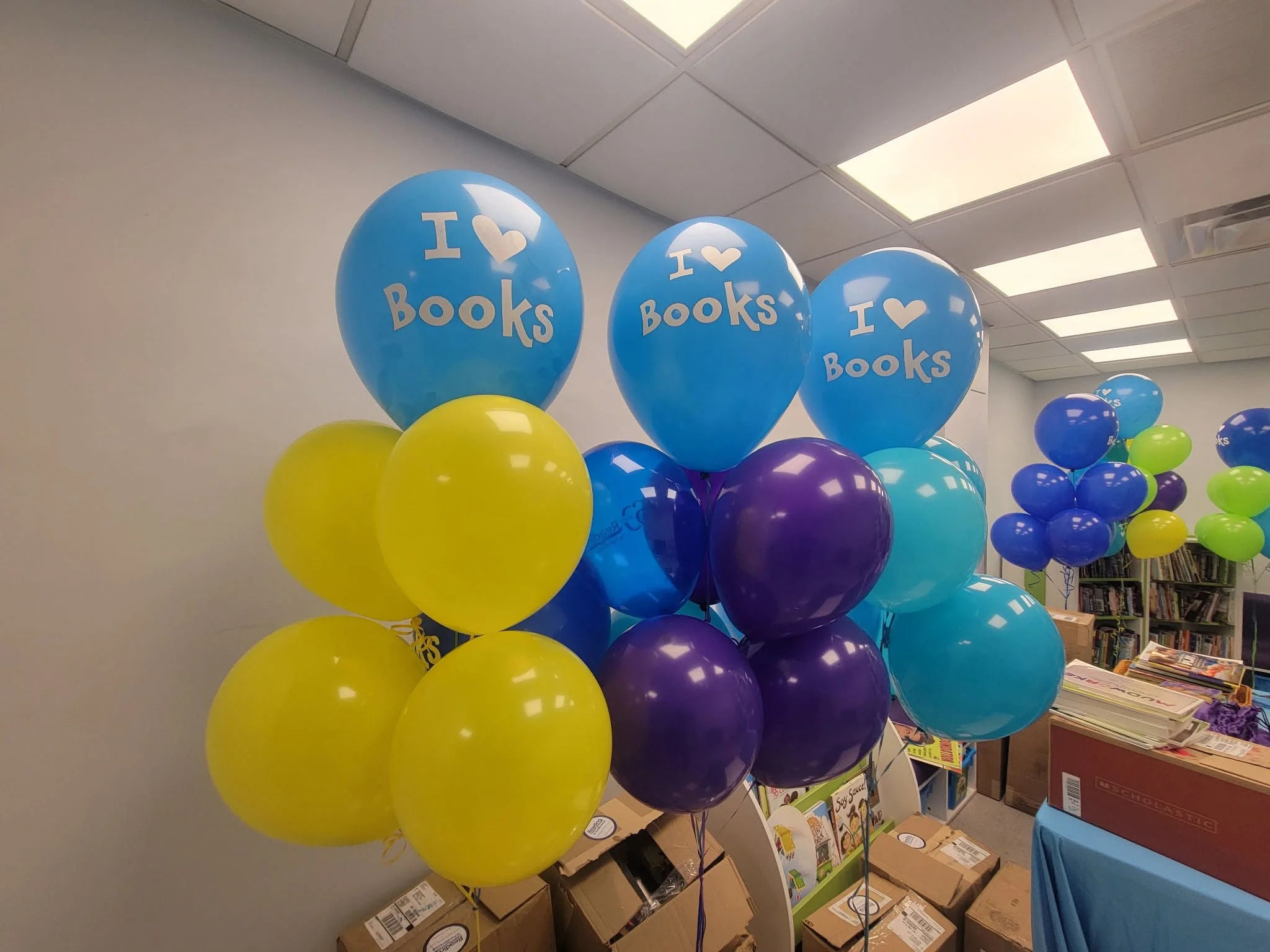 Balloon Decor for Reading Is Fundamental's 60th Anniversary | NYC