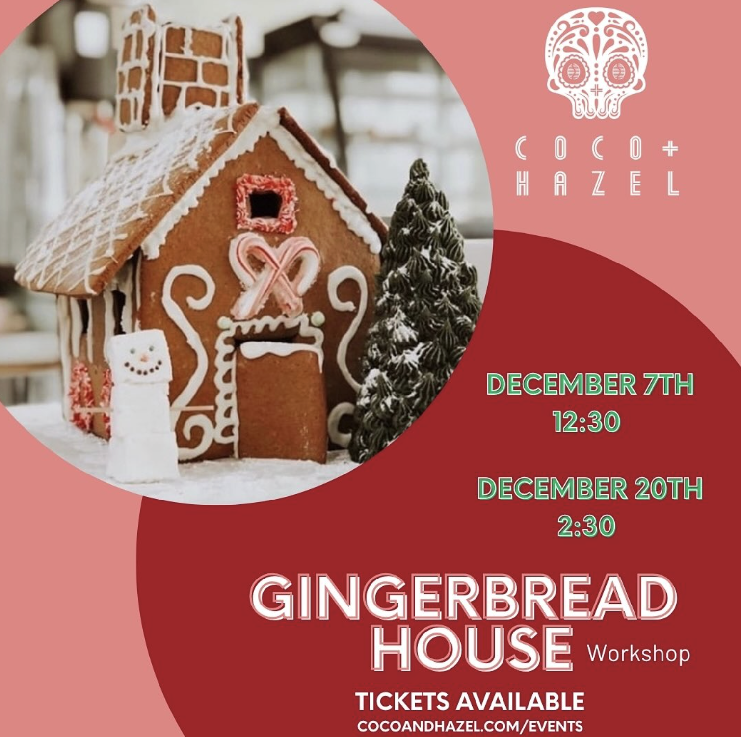 Gingerbread House Workshop at Coco + Hazel 