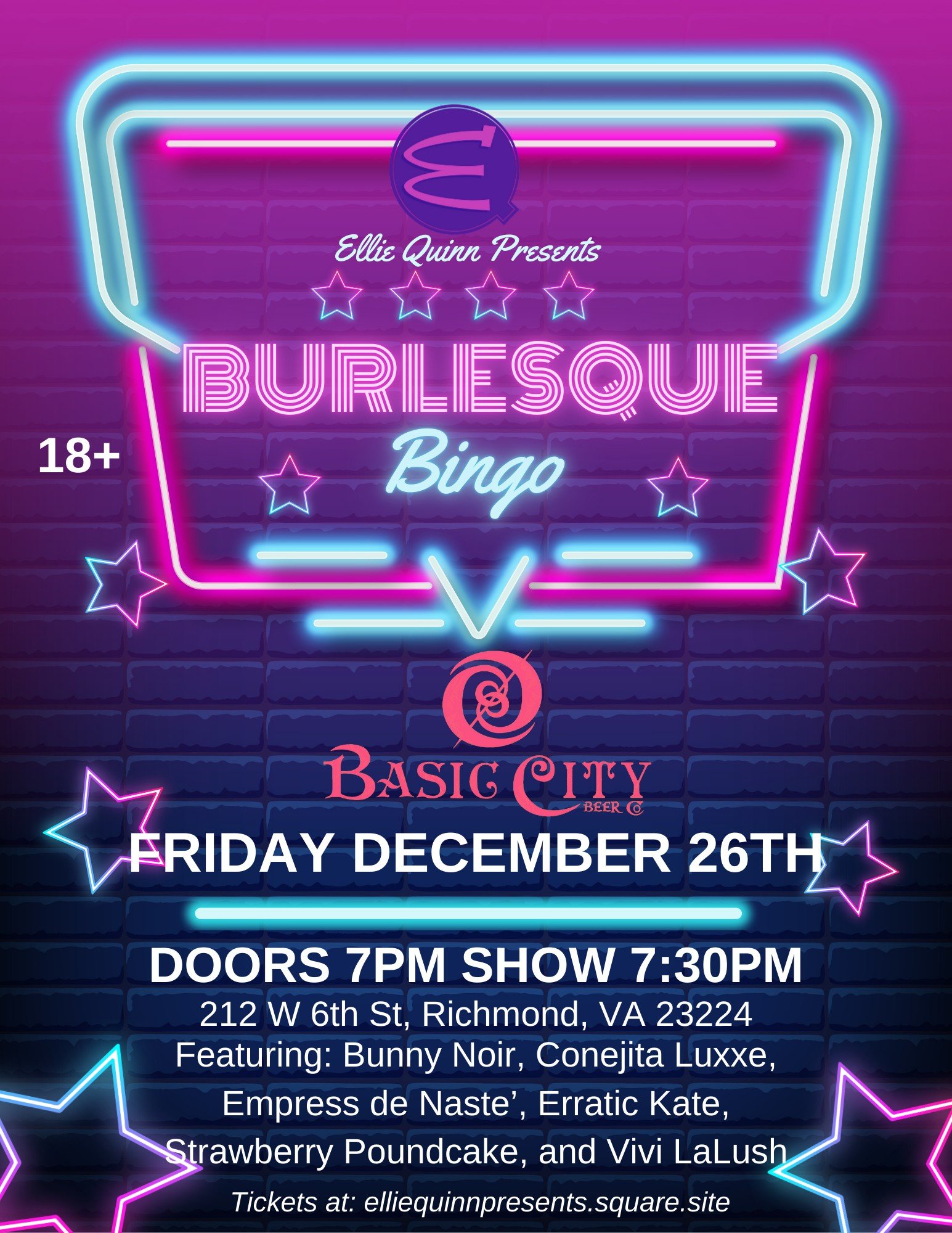 RVA  Burlesque Bingo