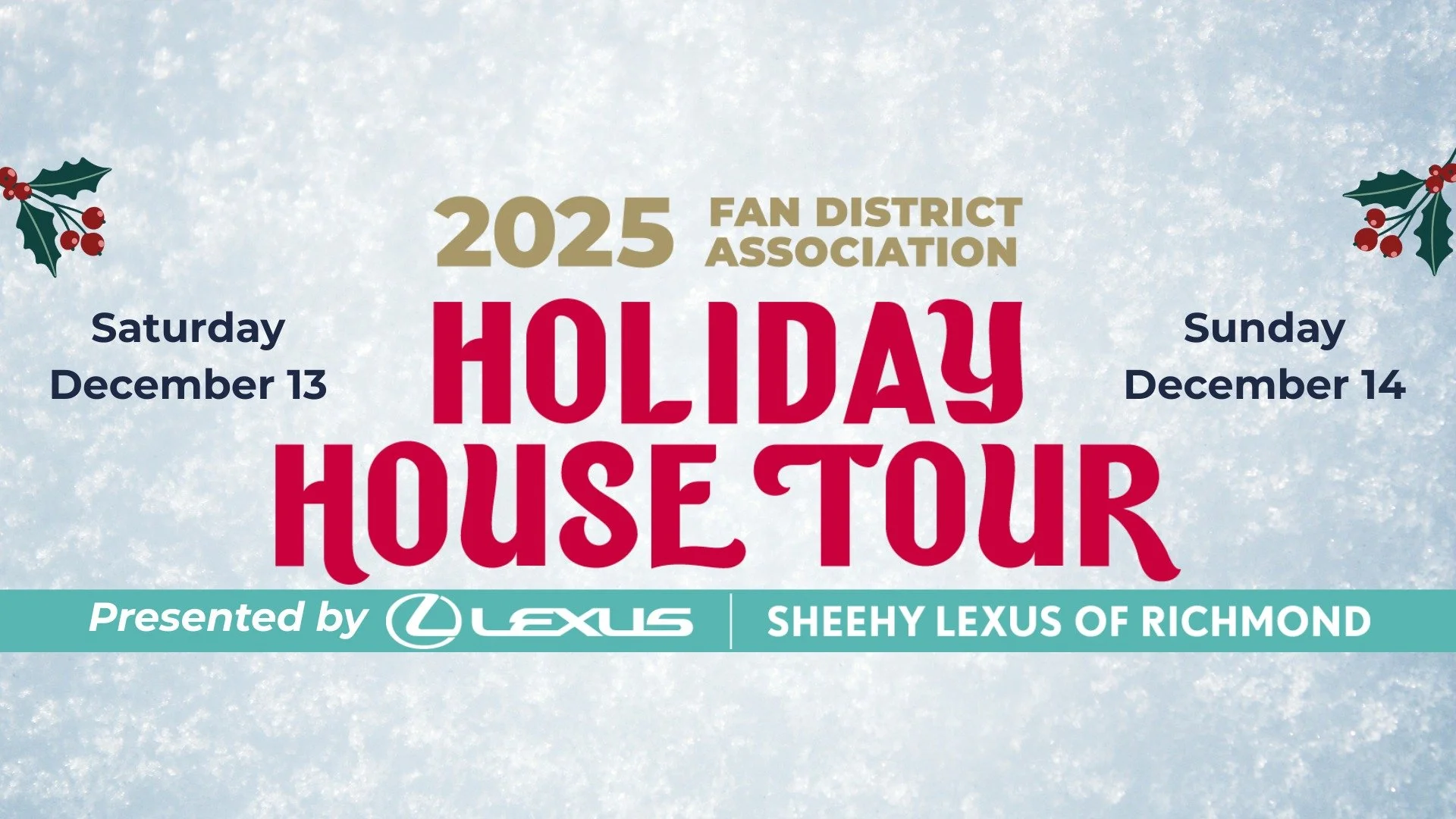 2025 Fan District Holiday House Tour 