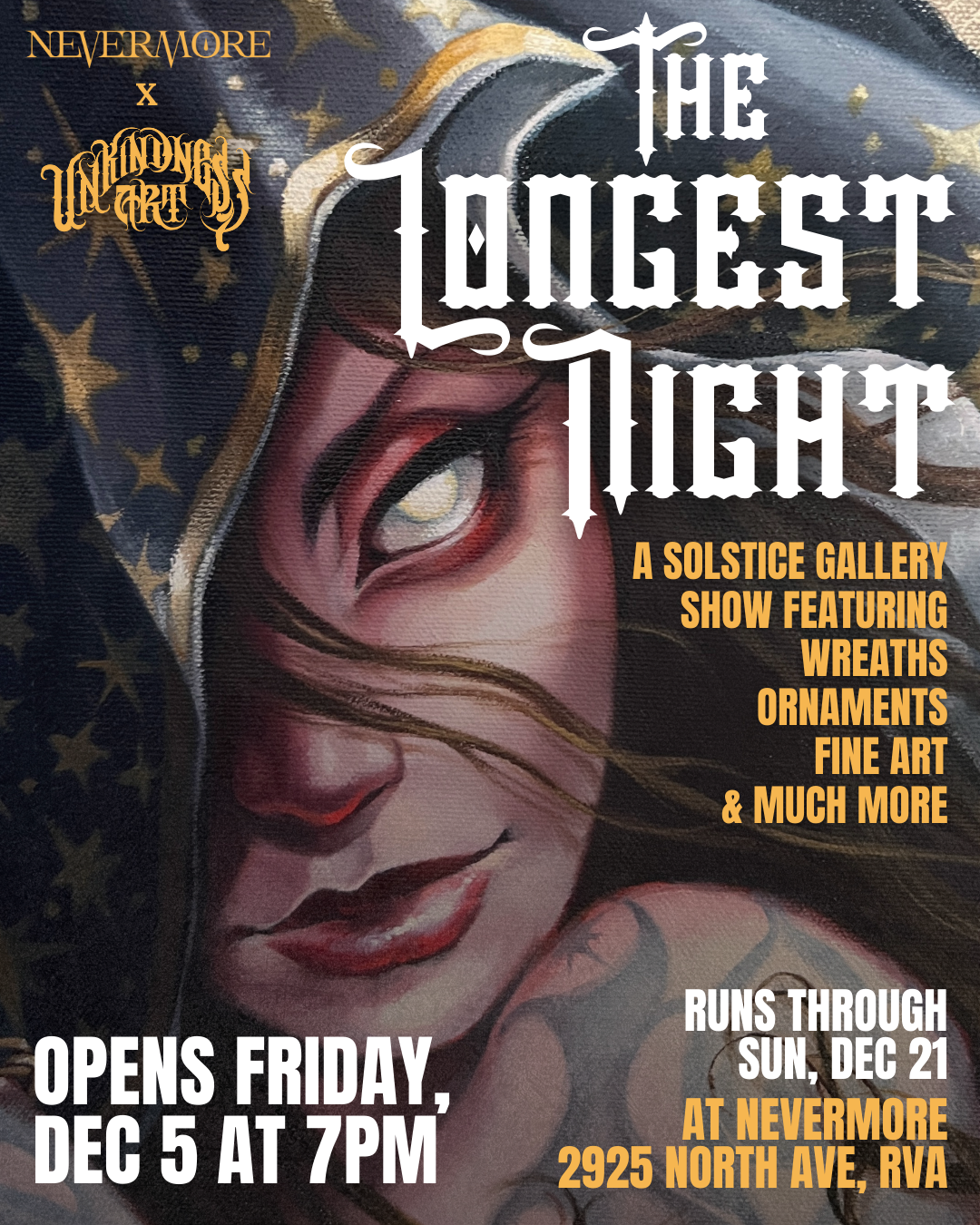 Nevermore presents: "The Longest Night" Solstice Gallery Show